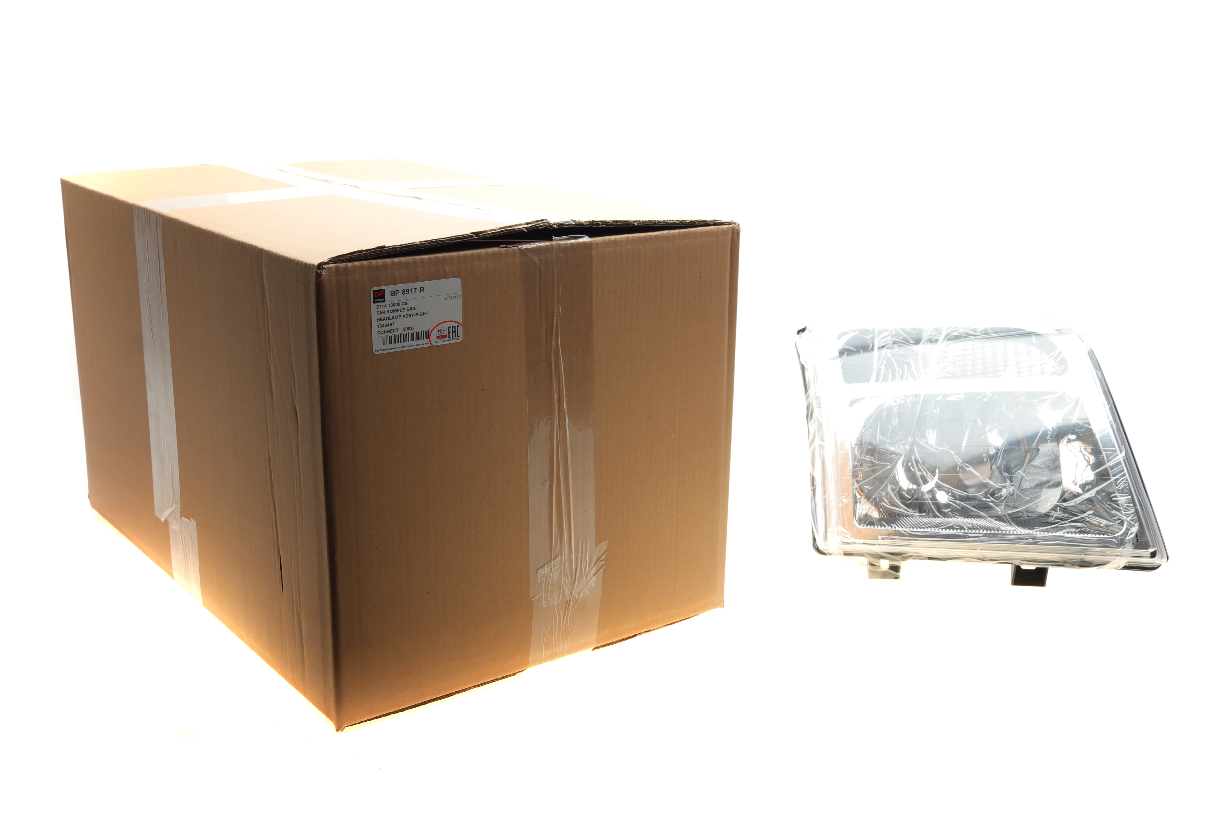 Фара (R) Ford Transit Connect 02-13 (електро)