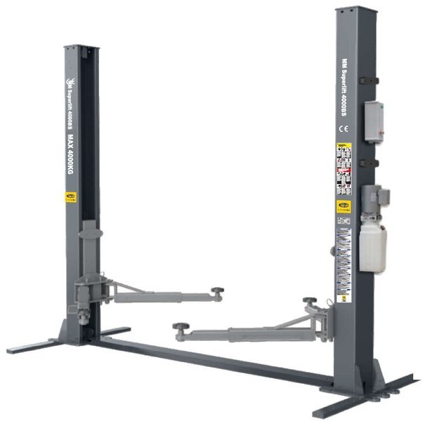 Підйомник двостійковий з рамою MM Superlift 4000BS 380В з нижньою синхронізацією (без монтажу)