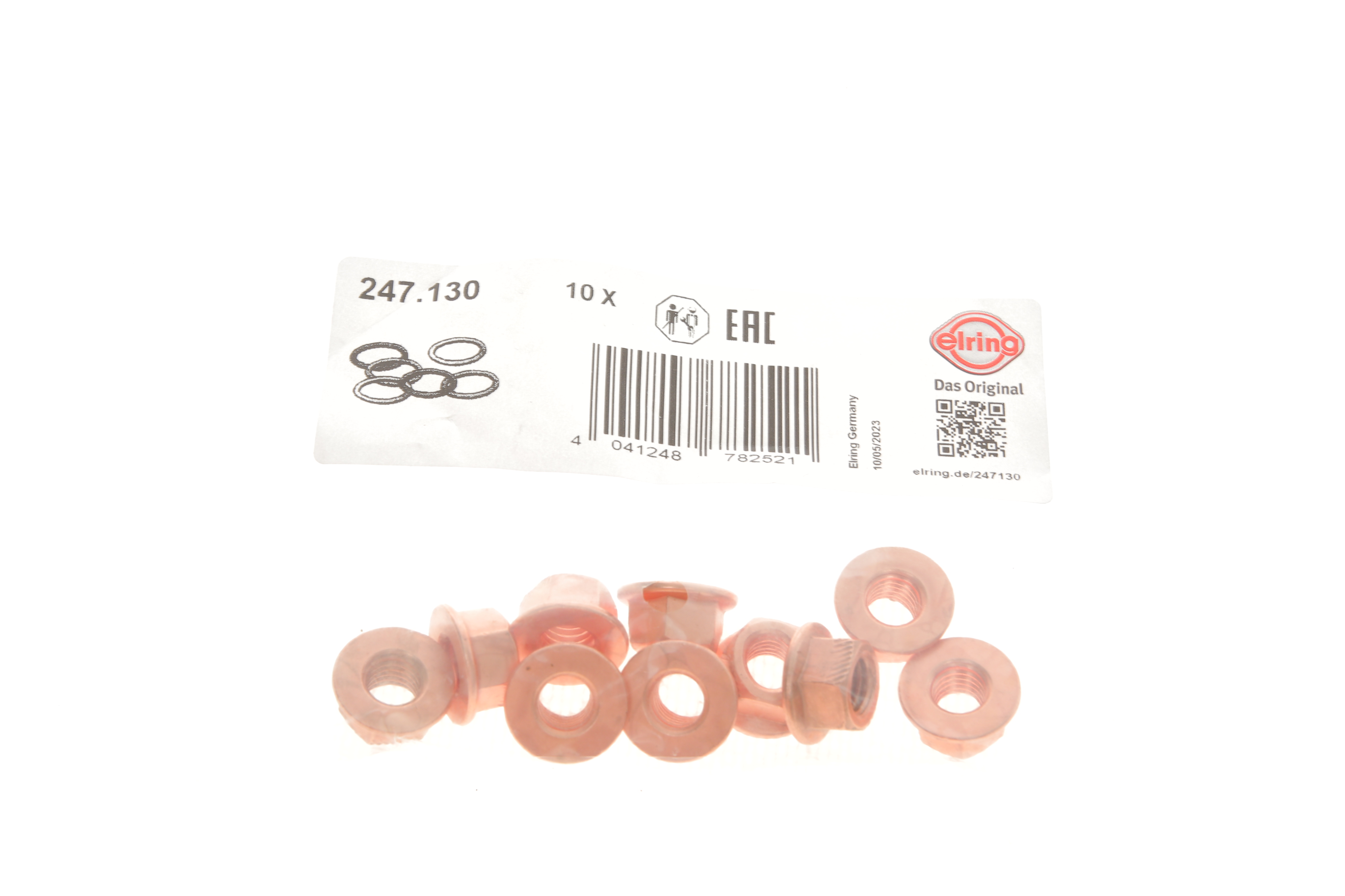 Гайка колектора випускного MB OM611/612/642/646/651 (M8x1.25mm)