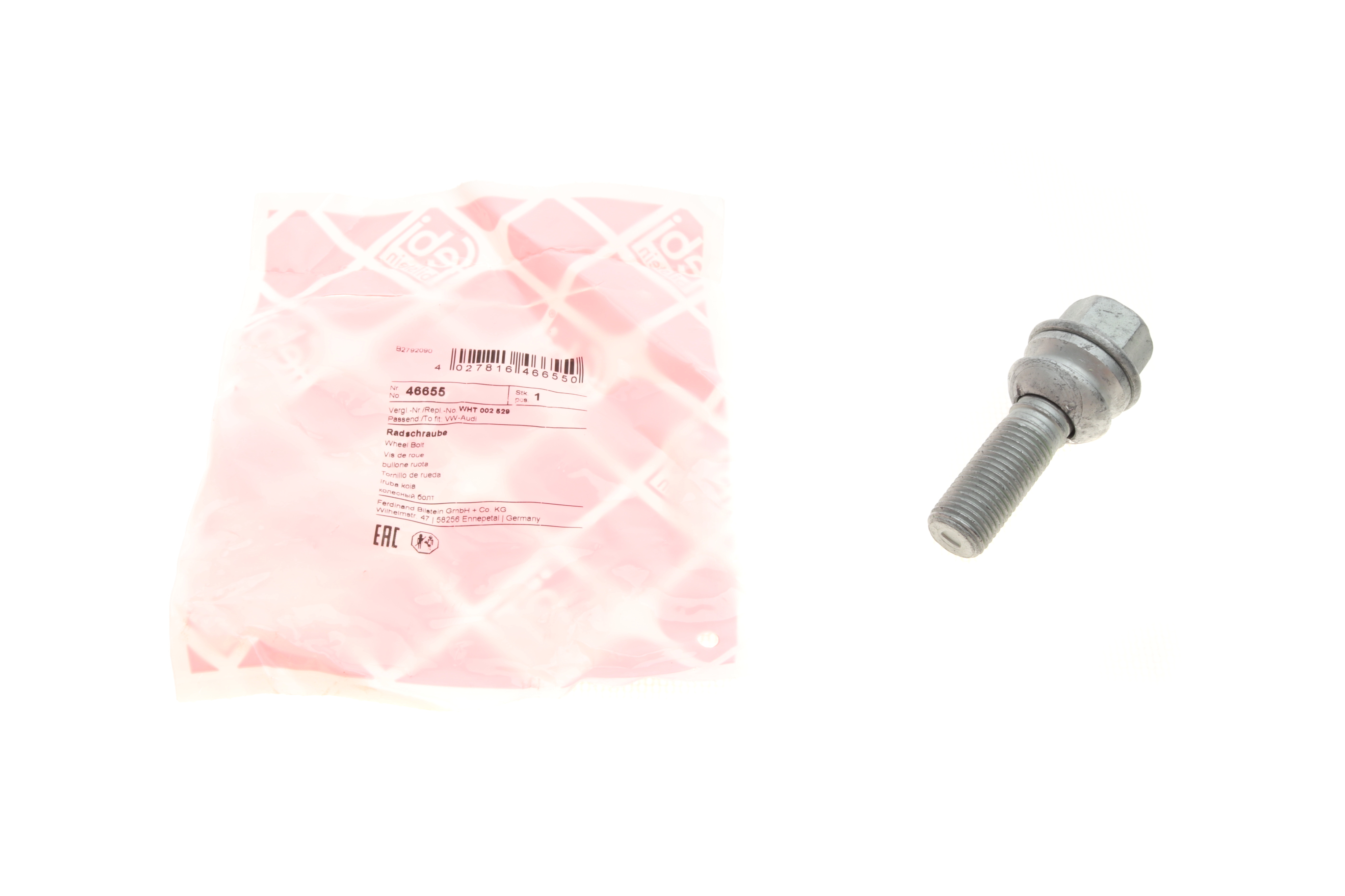 Болт колеса VW Caddy/T5 03- (M14x1.5mm)