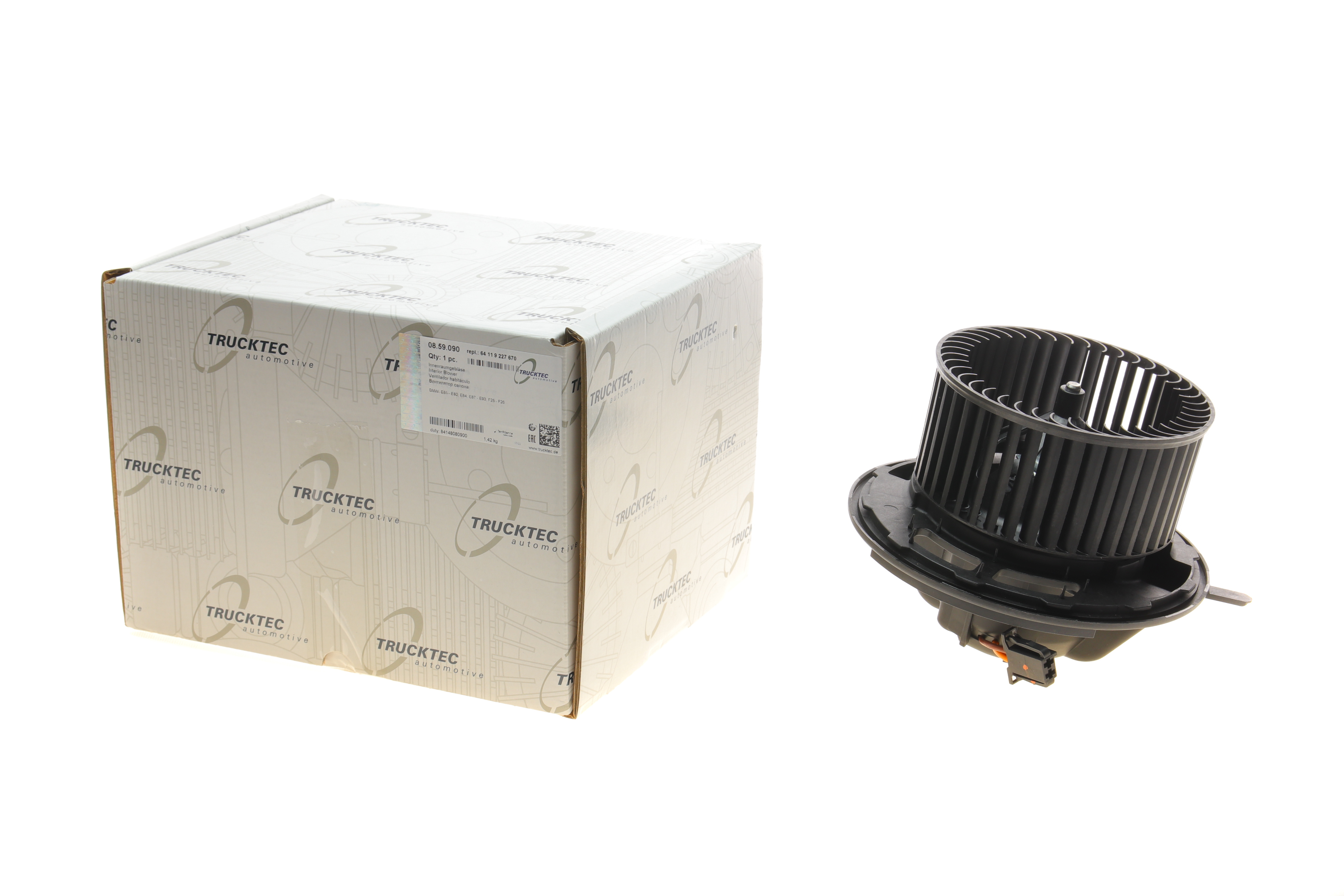 Моторчик пічки BMW 1 (E82/E87/E88)/3 (E90/E91/E92/E93)/X1 (E84)/X3 (F25)/X4 (F26) 1.6-4.4 04-18