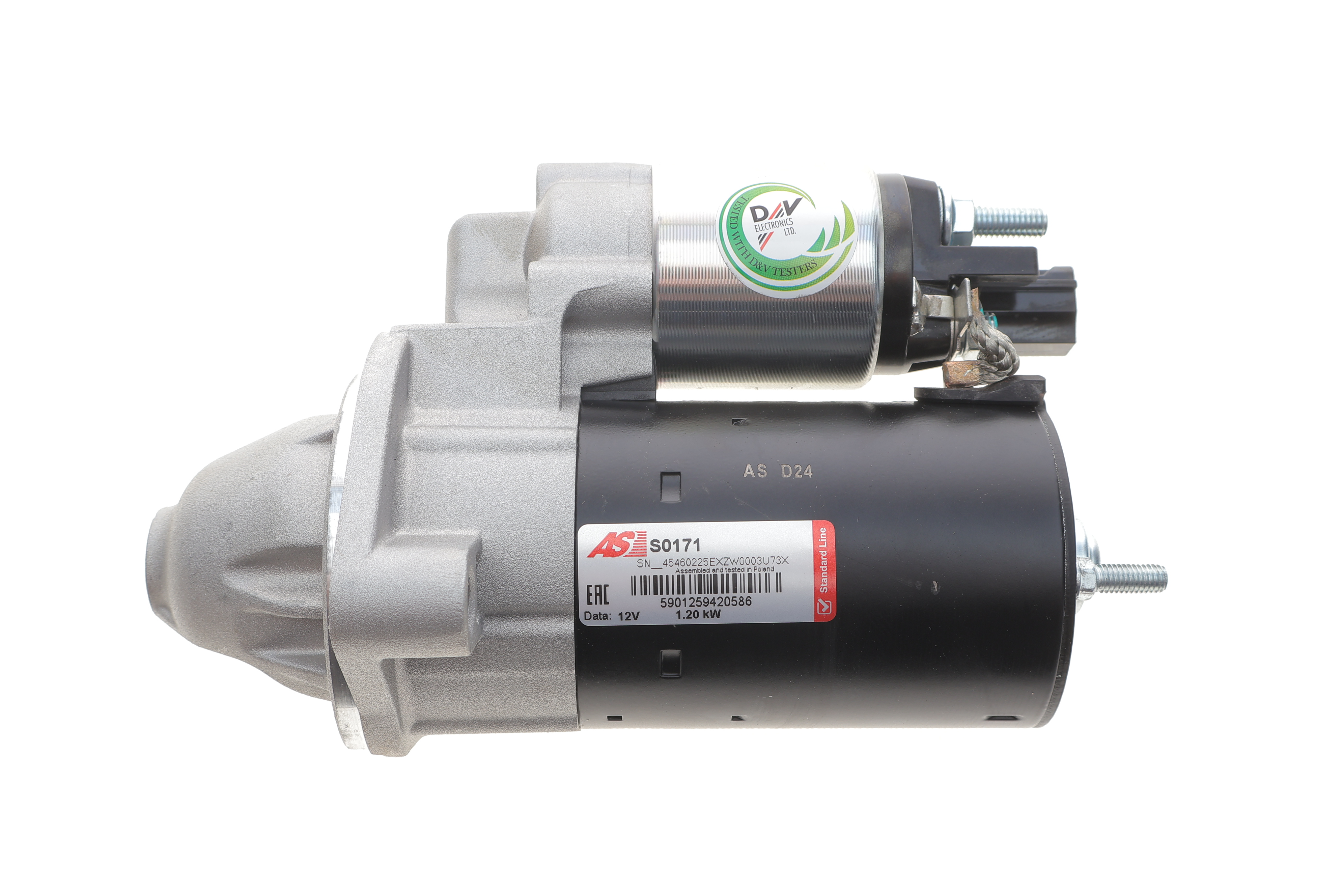 Стартер Audi A4/A6/Skoda Superb I/VW Passat 1.6-2.0 97-08 (12V/1.2kw) (z=9)