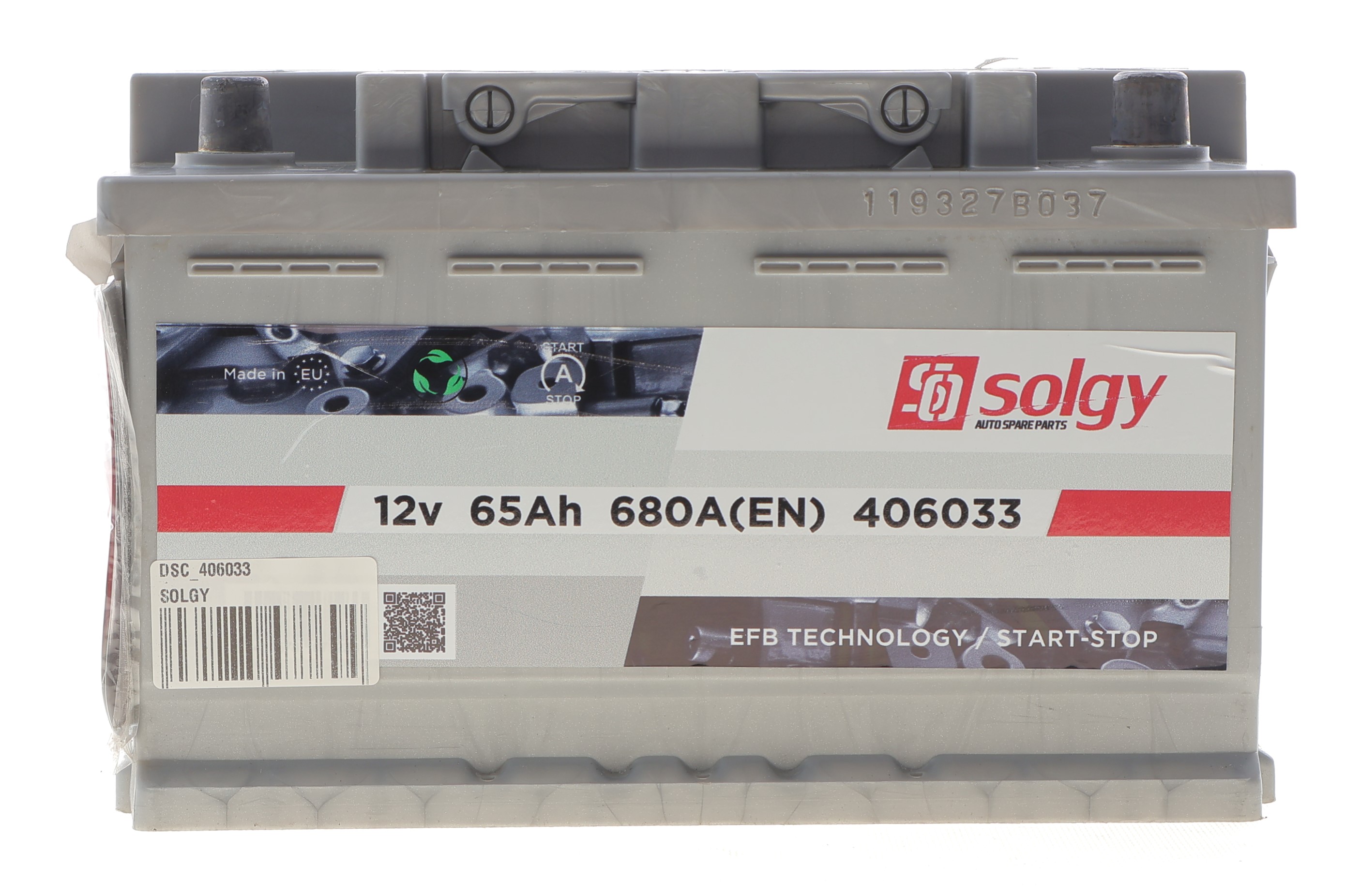 Акумуляторна батарея 65Ah/680A (278x175x175/+R/B13) (Start-Stop EFB) (зберігання на складі 16 міс.)