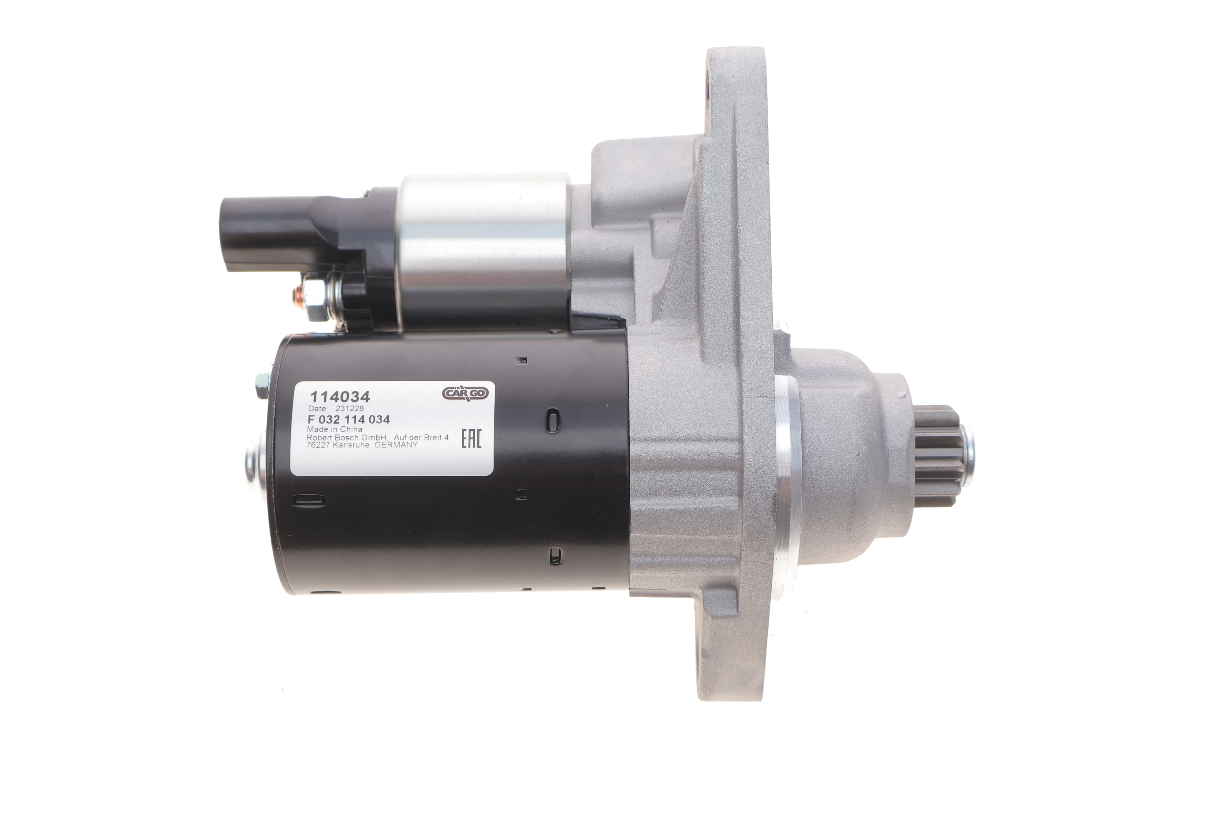 Стартер VW Golf V/VI 1.4/1.6 FSI 03-13 (1kw) (12V) (z=9/10) = 114034