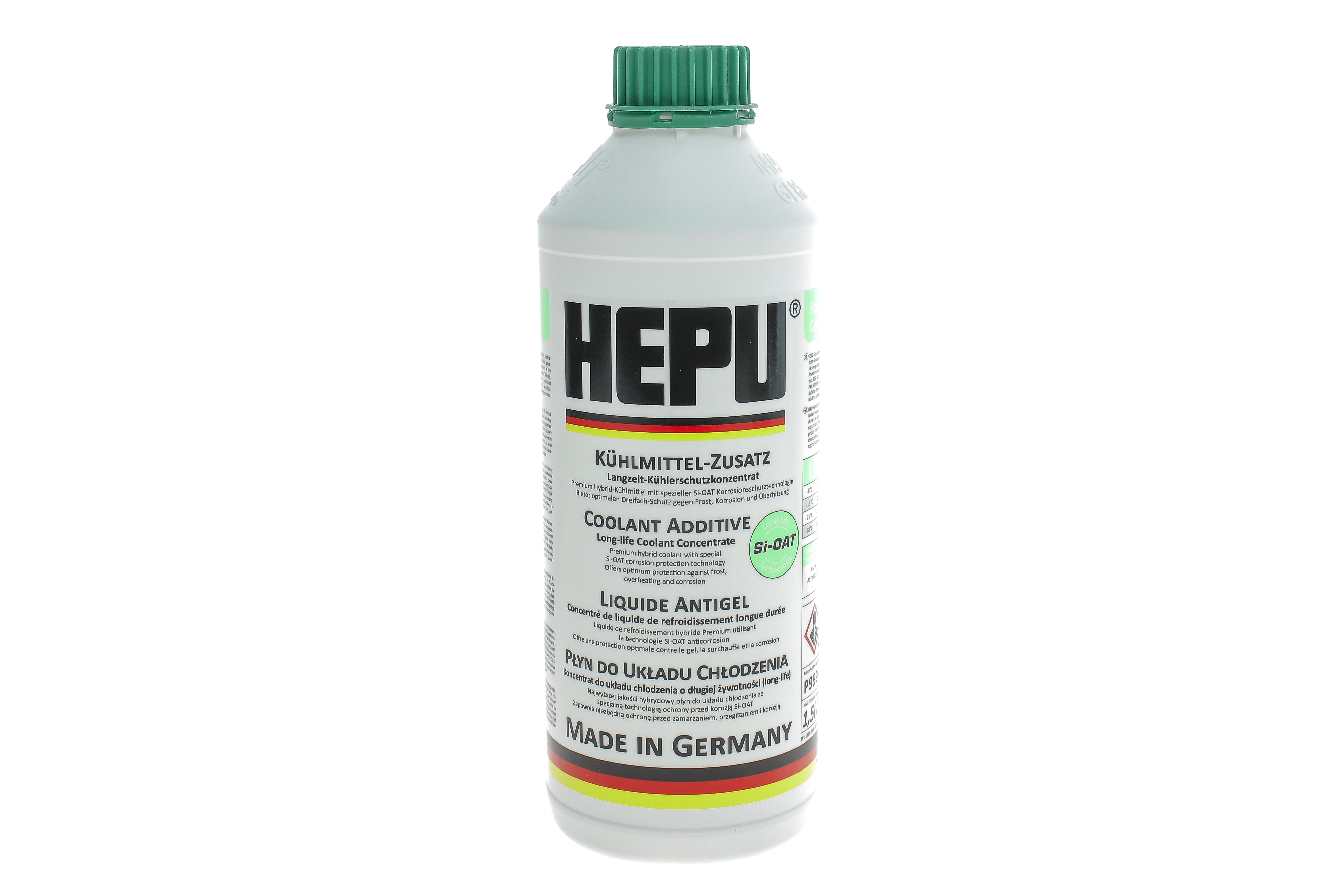 Антифриз (зелений) 1.5L (1:1=-37°C) (концентрат)