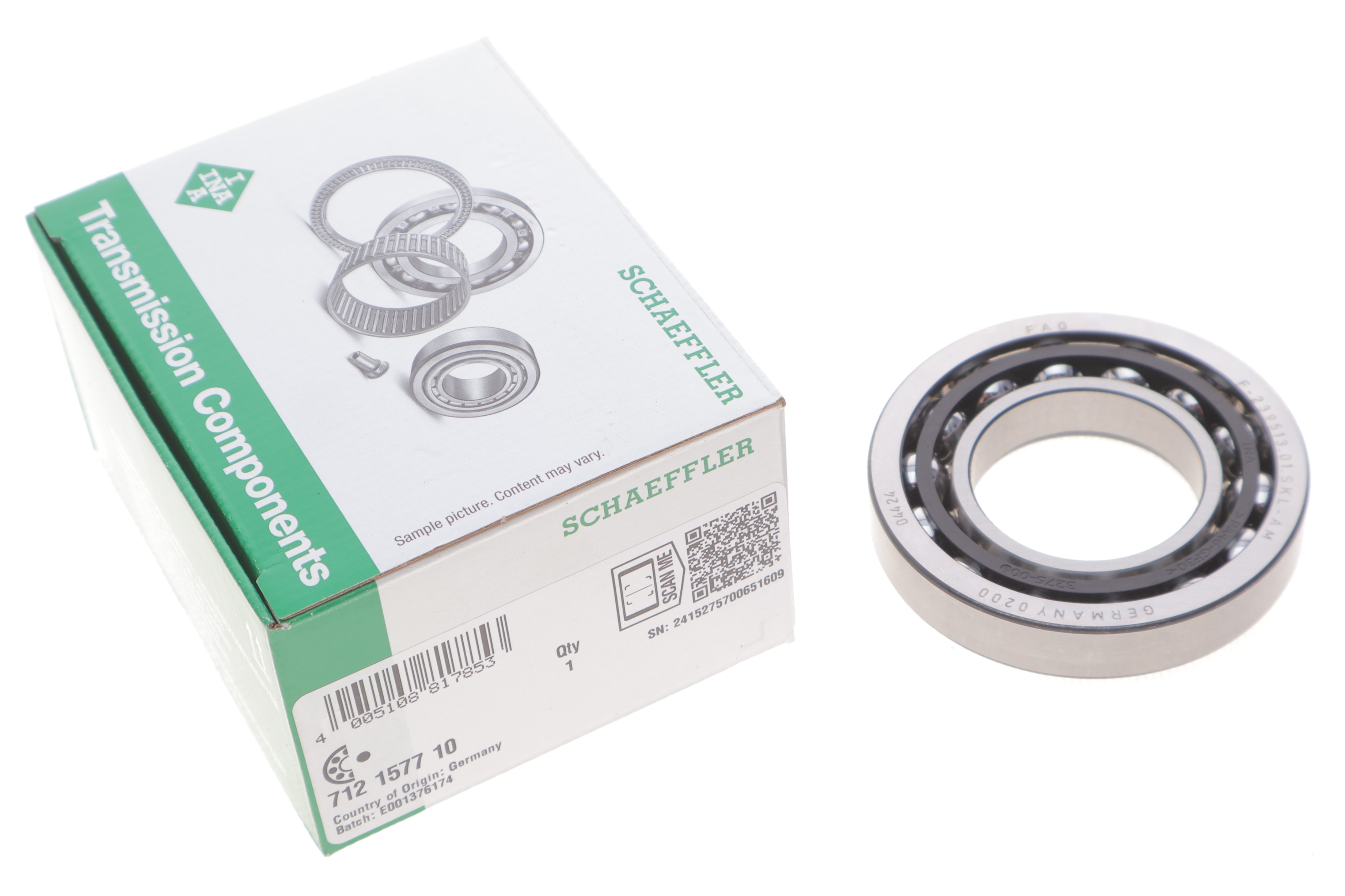 Підшипник КПП (HAG168L) BMW X1 (E84) 09-15 (40.98x78x17.5), (F-239513.01)