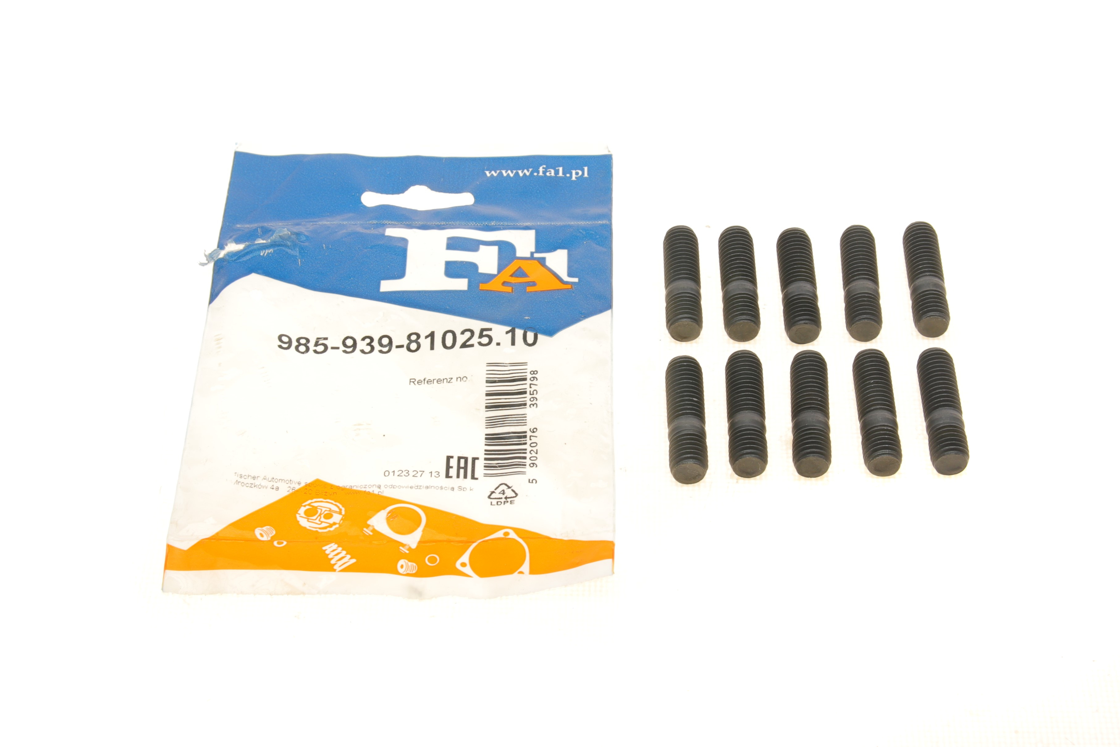 Шпилька колектора випускного Audi/Fiat/Man/MB/Opel/Volvo (M10x1.5x12/M10x1.5x25) (к-кт 10шт)