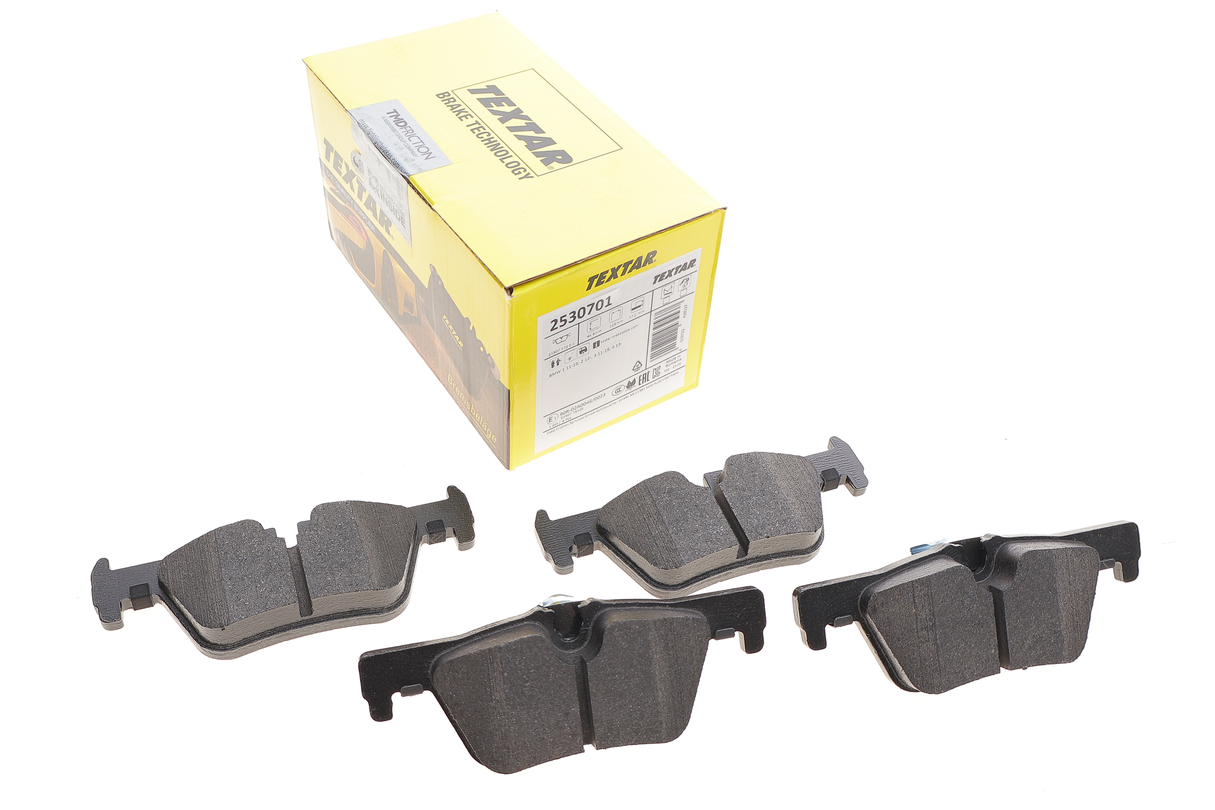 Колодки гальмівні (задні) BMW 1 (F20/21)/ 3 (F30/F31/F34)/4 (F36) 11-(Teves) Q+