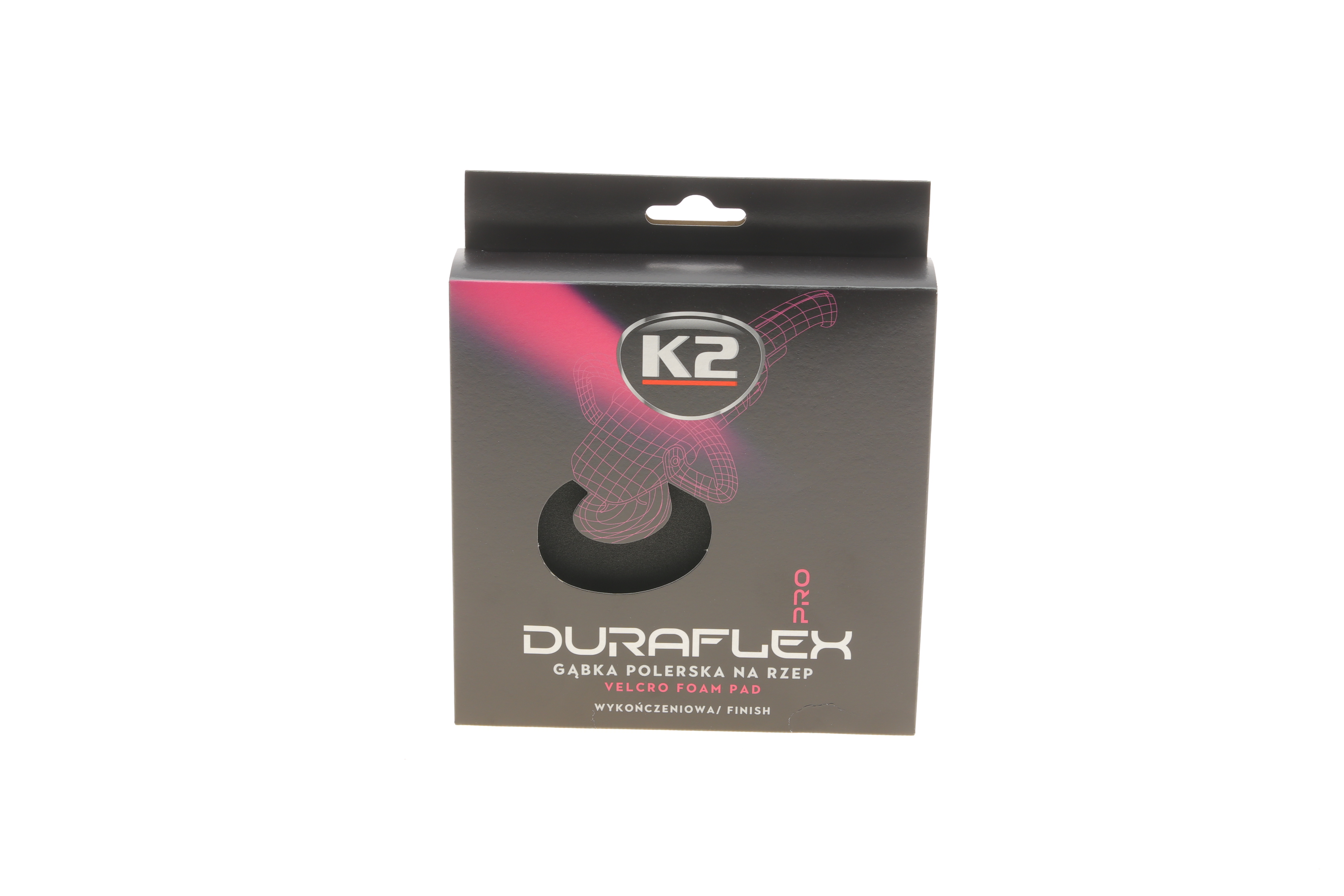 Губка автомобільна для нанесення воску і поліровки Duraflex Velcro Foam Pad Finishing (150x25mm)