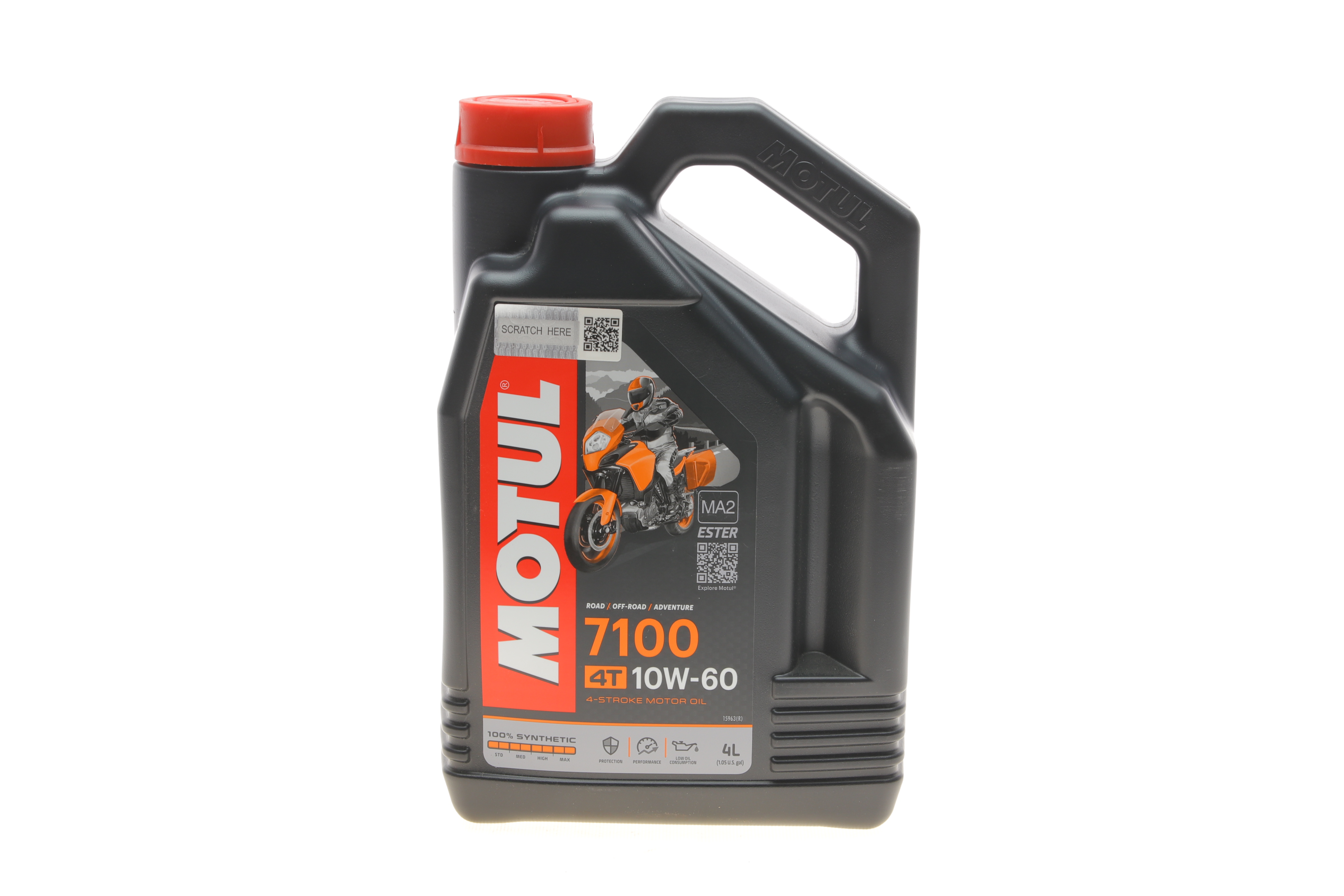 Олива 10W60 4T 7100 (4L) MA2 100% Синтетика (104101)