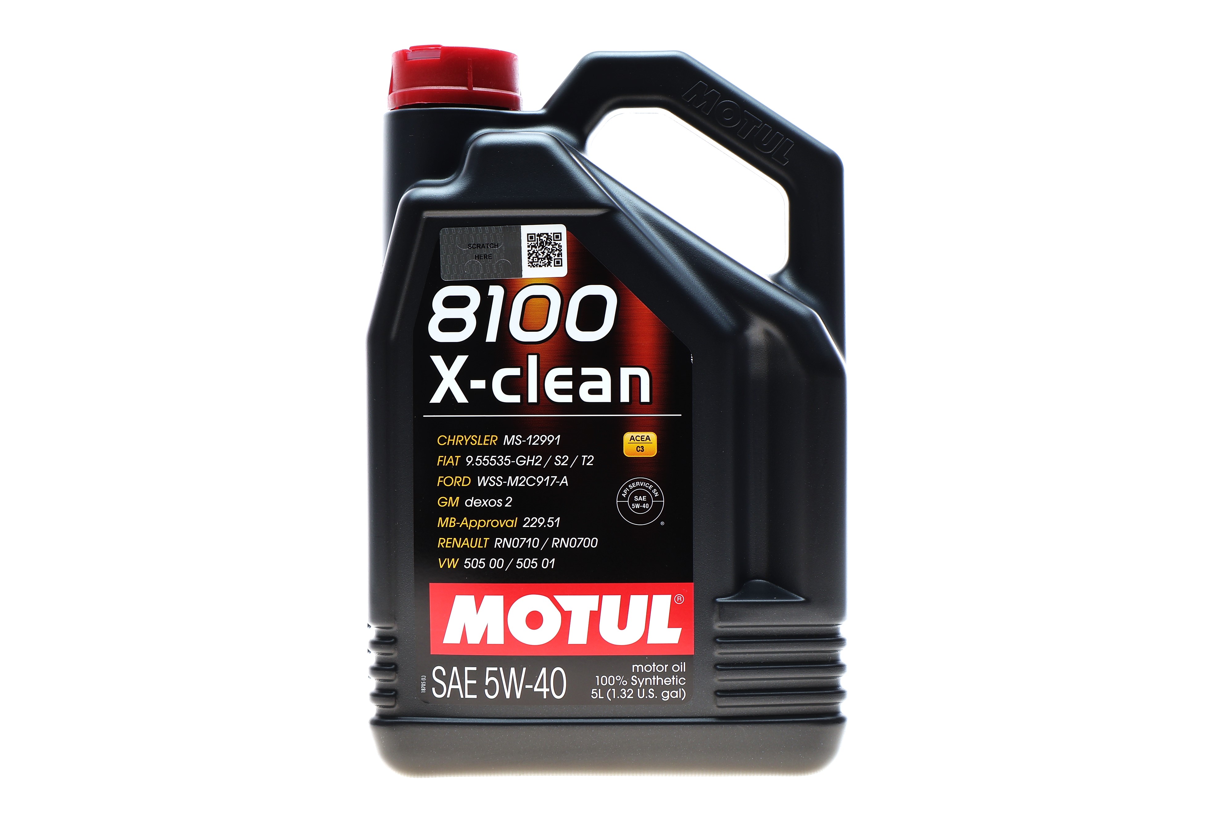 Олива 5W40 X-clean 8100 (5L) (LL-04/MB 229.51/505 00/505 01) (102051)