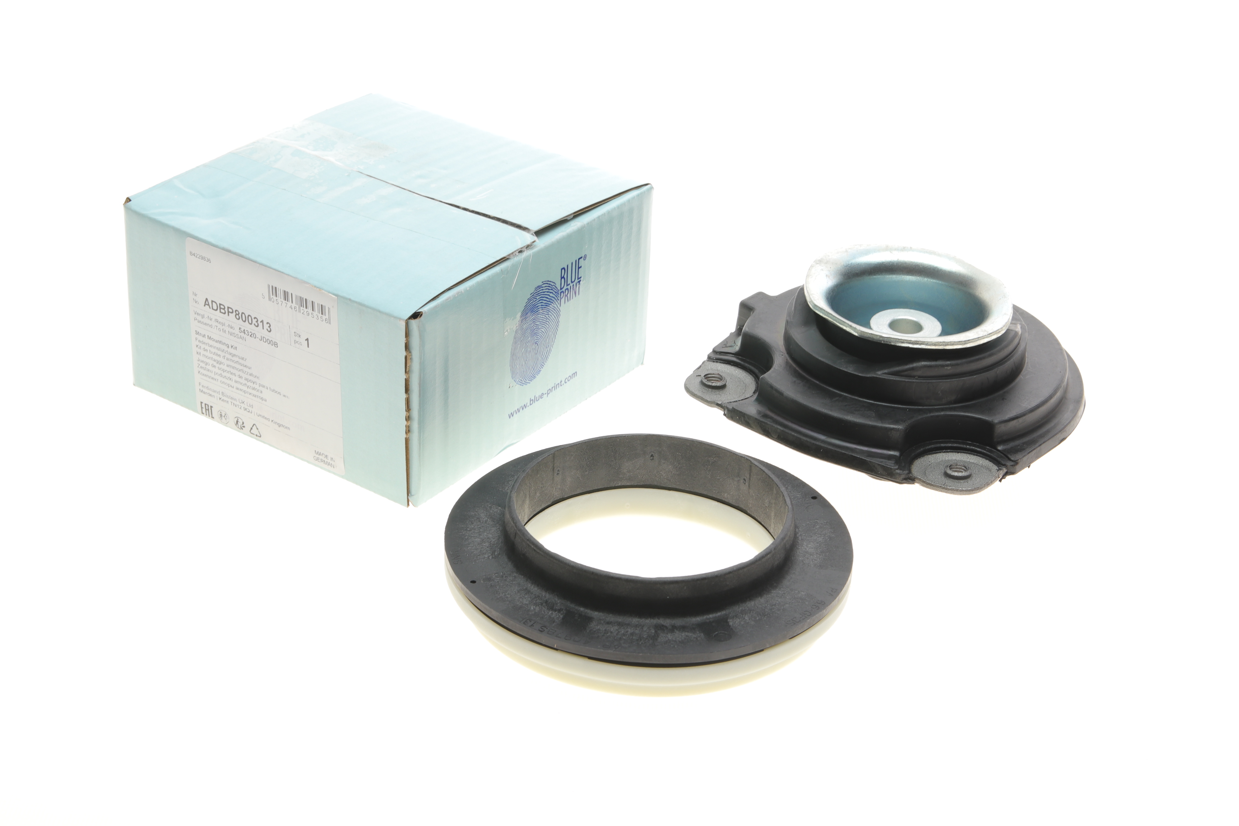 Подушка амортизатора (переднього) + підшипник Nissan Qashqai 07- (R)