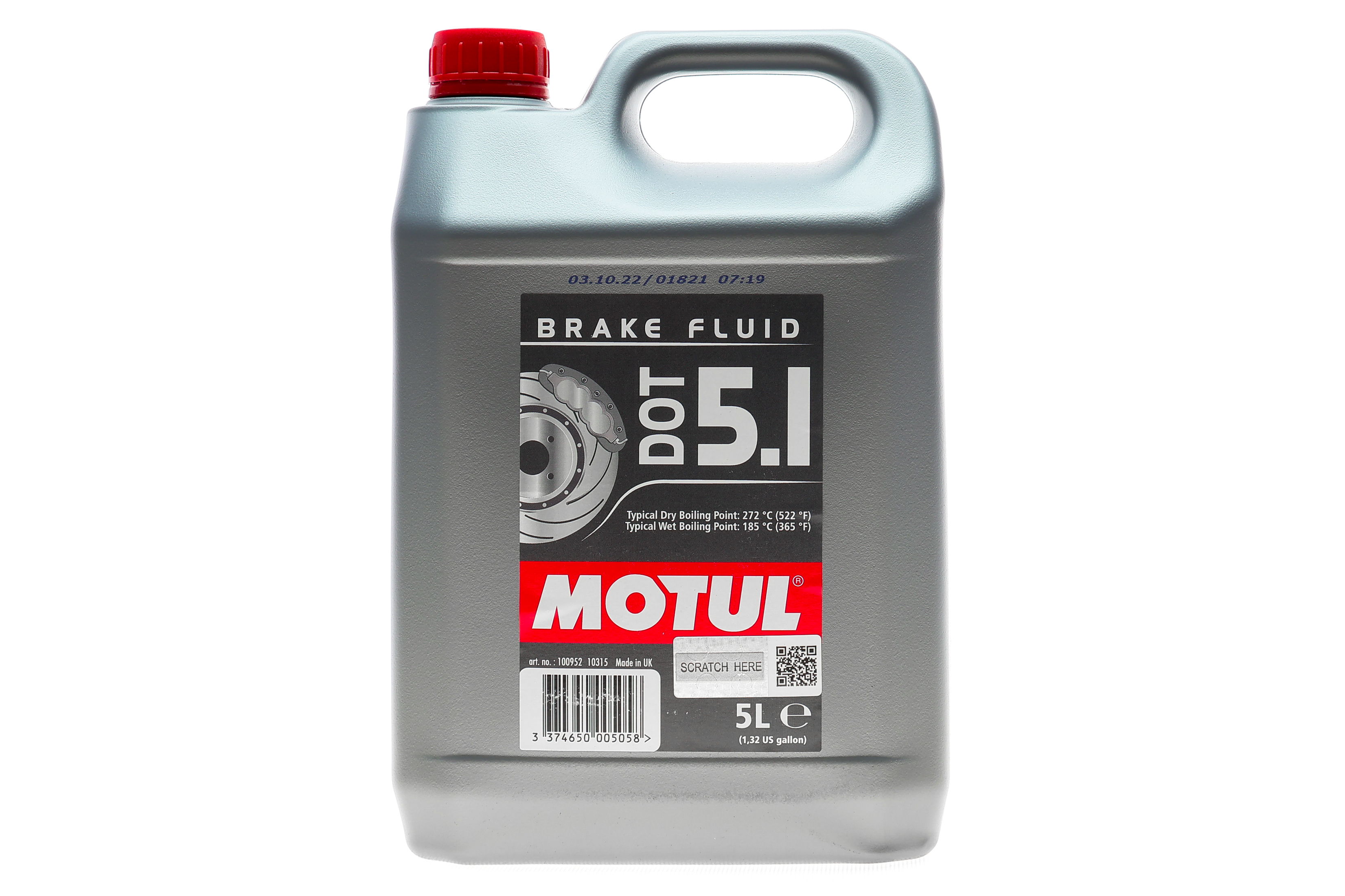 Рідина гальмівна DOT5.1 (5л) Brake Fluid  (100952)