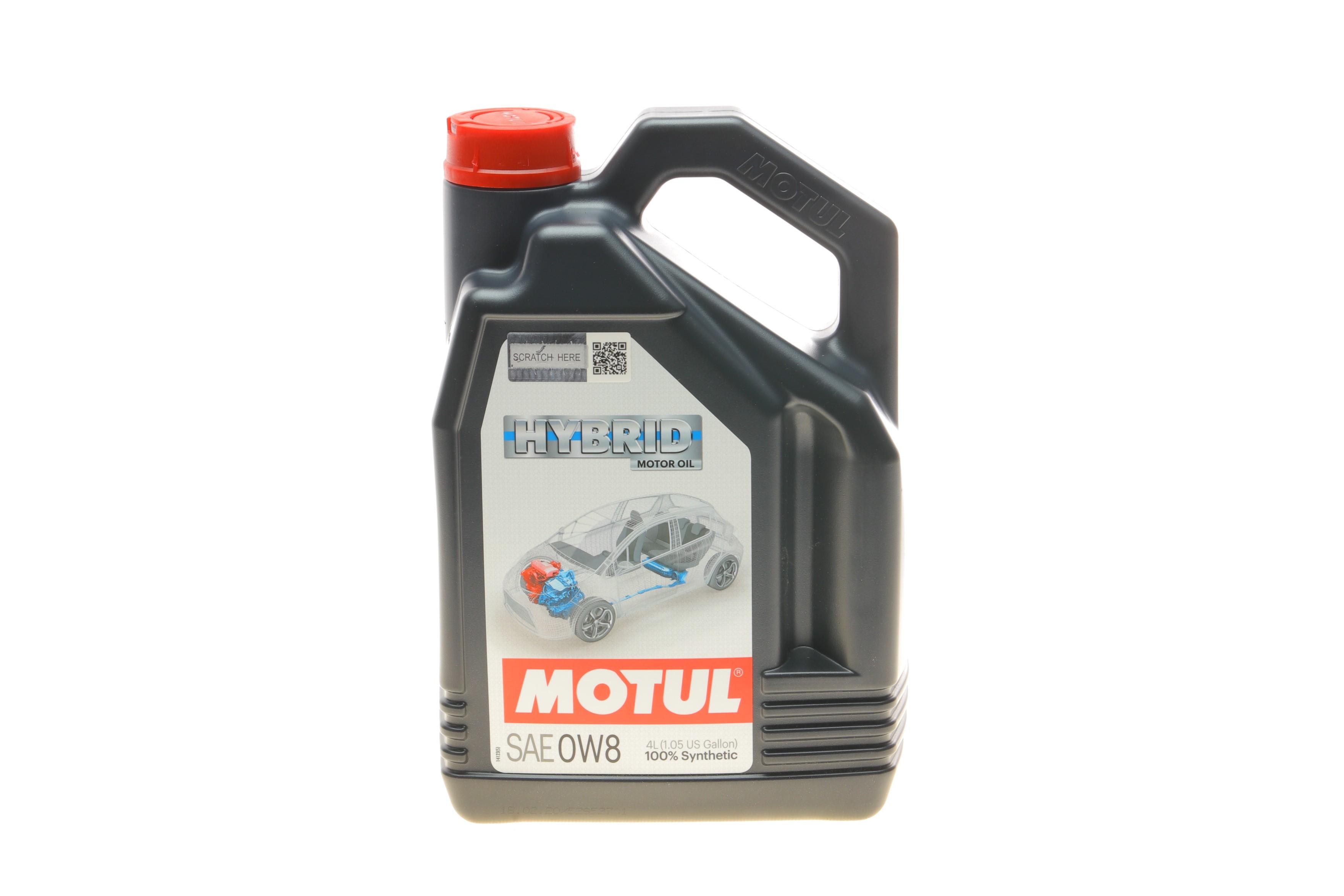 Олива 0W8 NGEN Hybrid (4L) (107155) (SAE J 300/ASTM D1298/ASTM D445/D4741/D2270) знятий з виробн