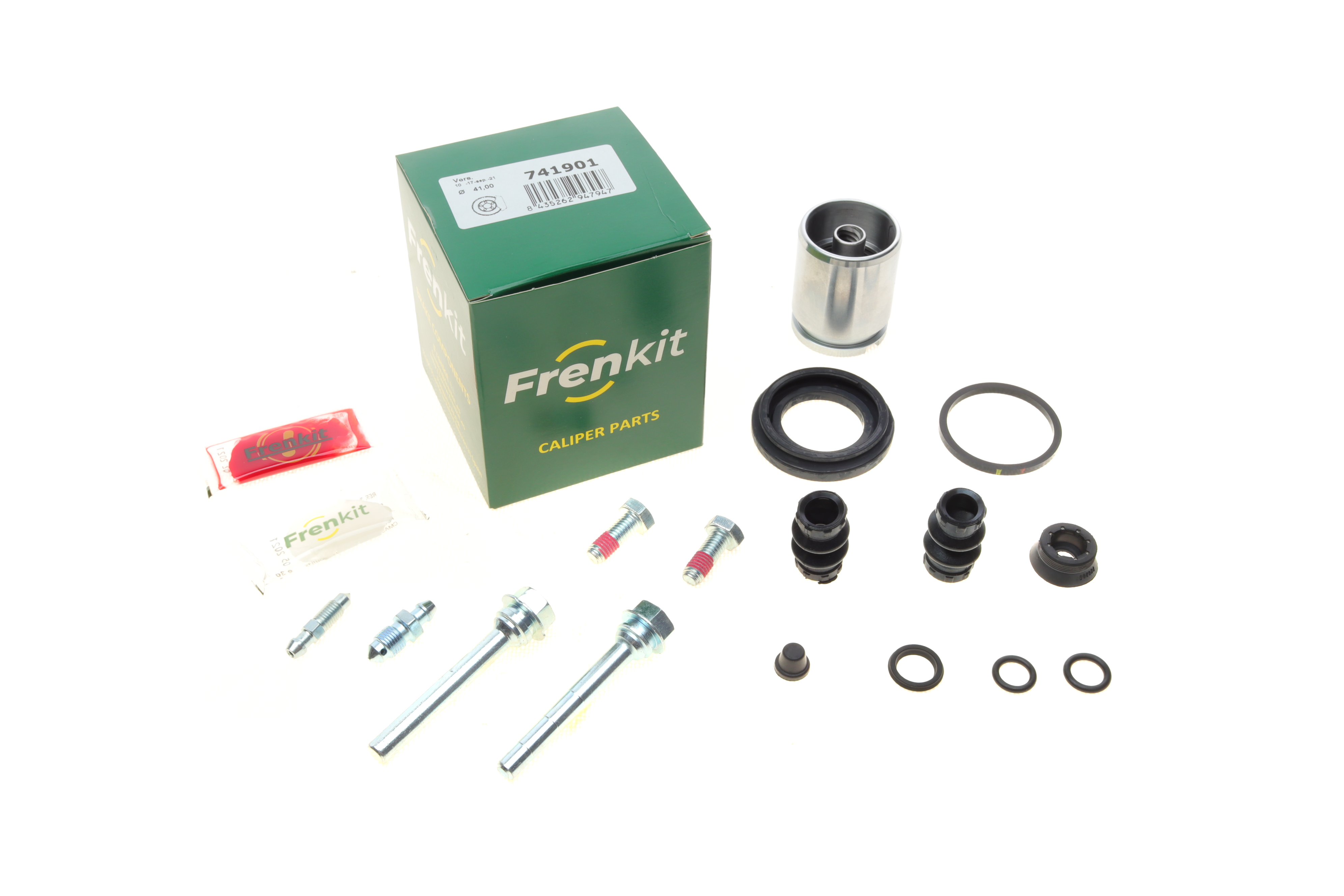 Ремкомплект супорта (заднього) VW T5/Caddy III 03-/Trafic 01- (d=41mm)(+поршень/направляюча)(Lucas)