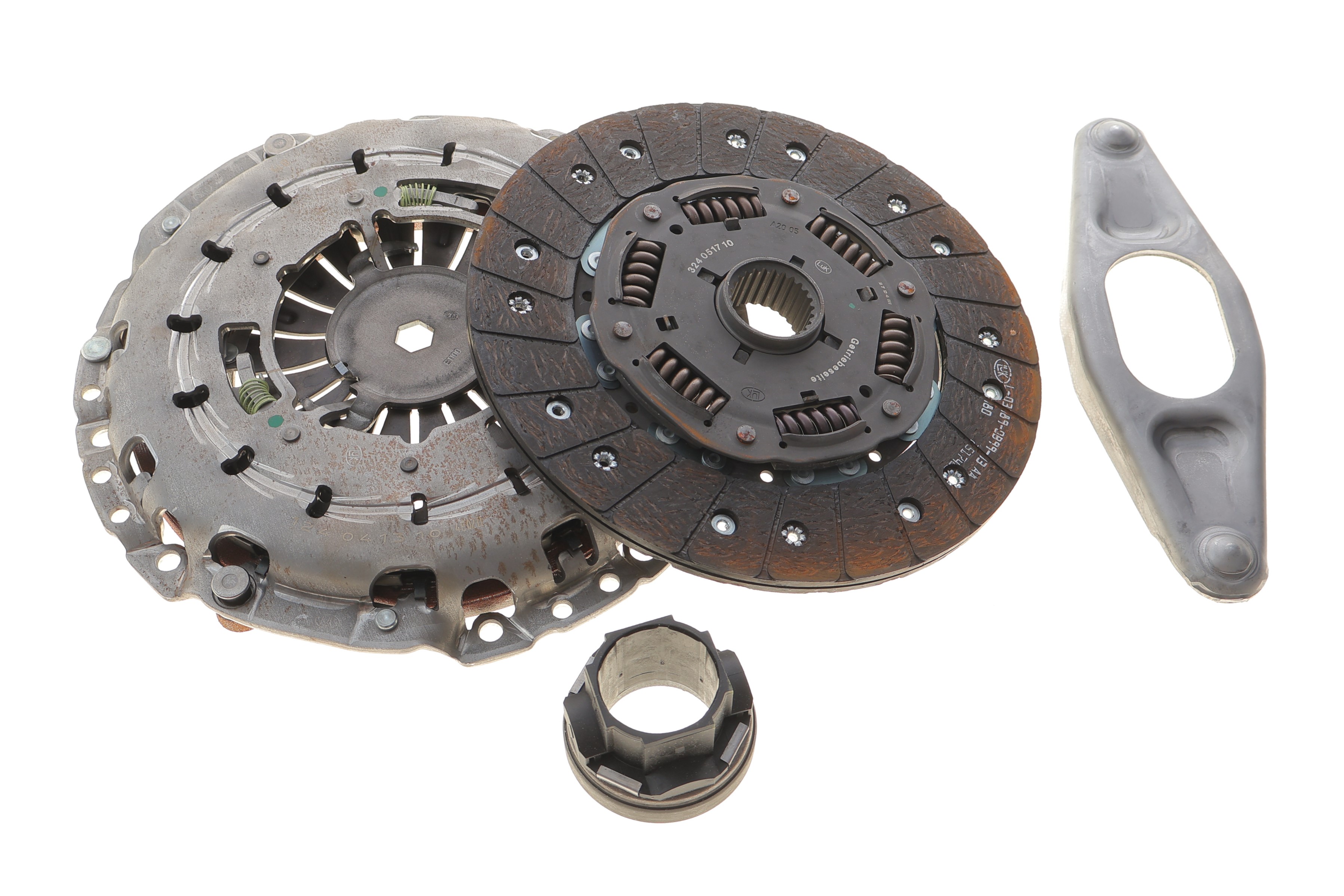 Комплект зчеплення BMW 3 (E90)/5 (E60/F10)/X3 (E83/F25) 02-14 (d=240mm) (+вижимний), N47/N57/M57(незначне корозія)