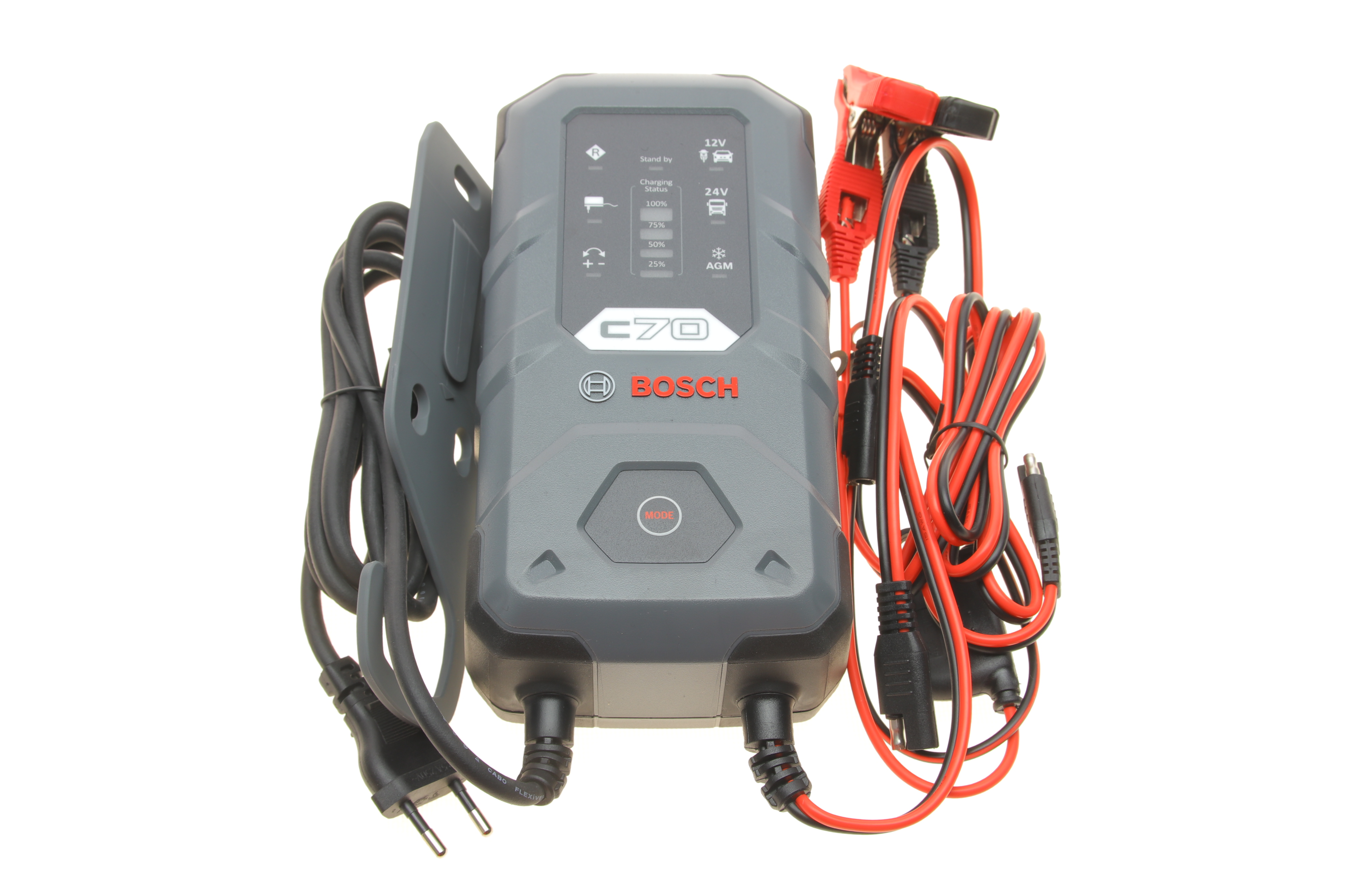 Зарядний пристрій C70 (12V/24V) (14Ah до 300Ah) 10A (EFB/GEL/VRLA/AGM) з підтримкою заряду
