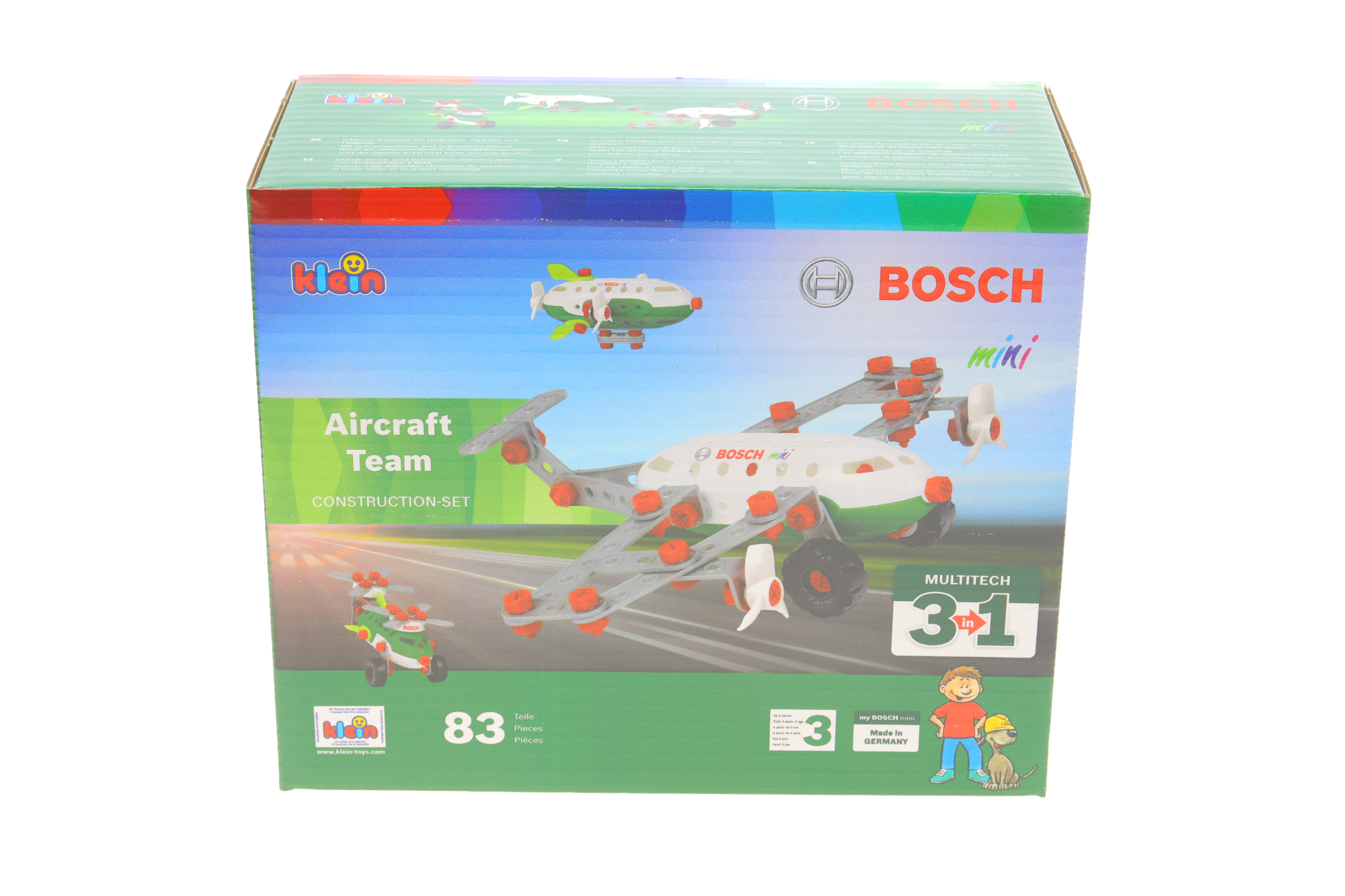 Набір для конструювання літаків Klein Bosch 3in1 Aircraft