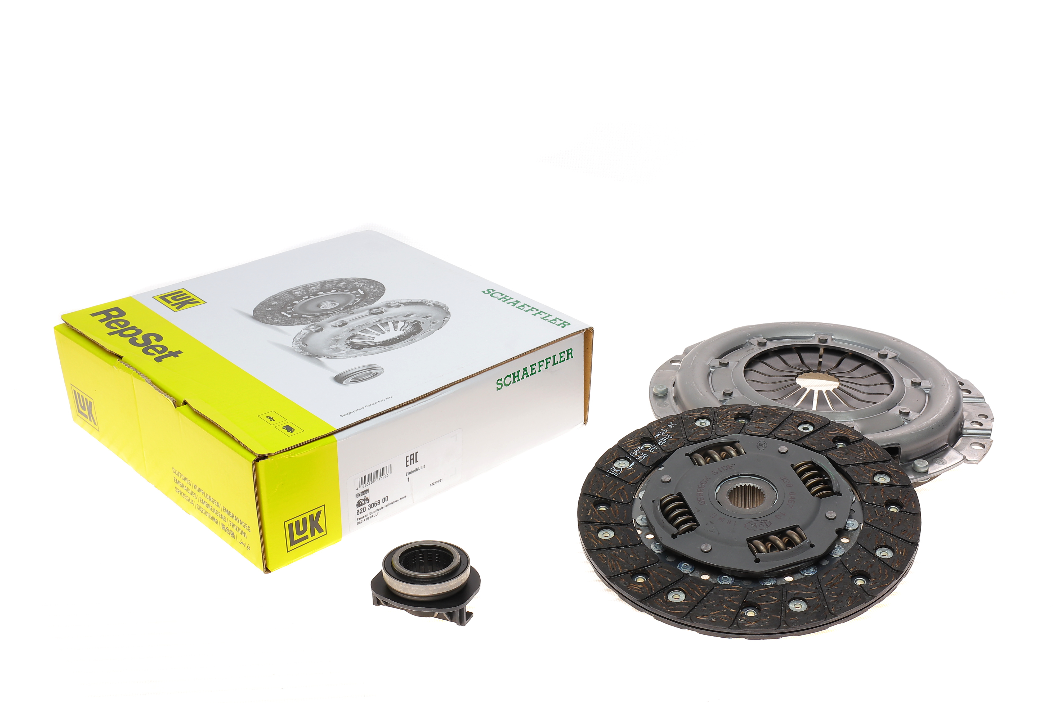 Комплект зчеплення Renault Kangoo 1.9D 97-, 40/47/48kw, d=200mm, F8Q 630/632/662