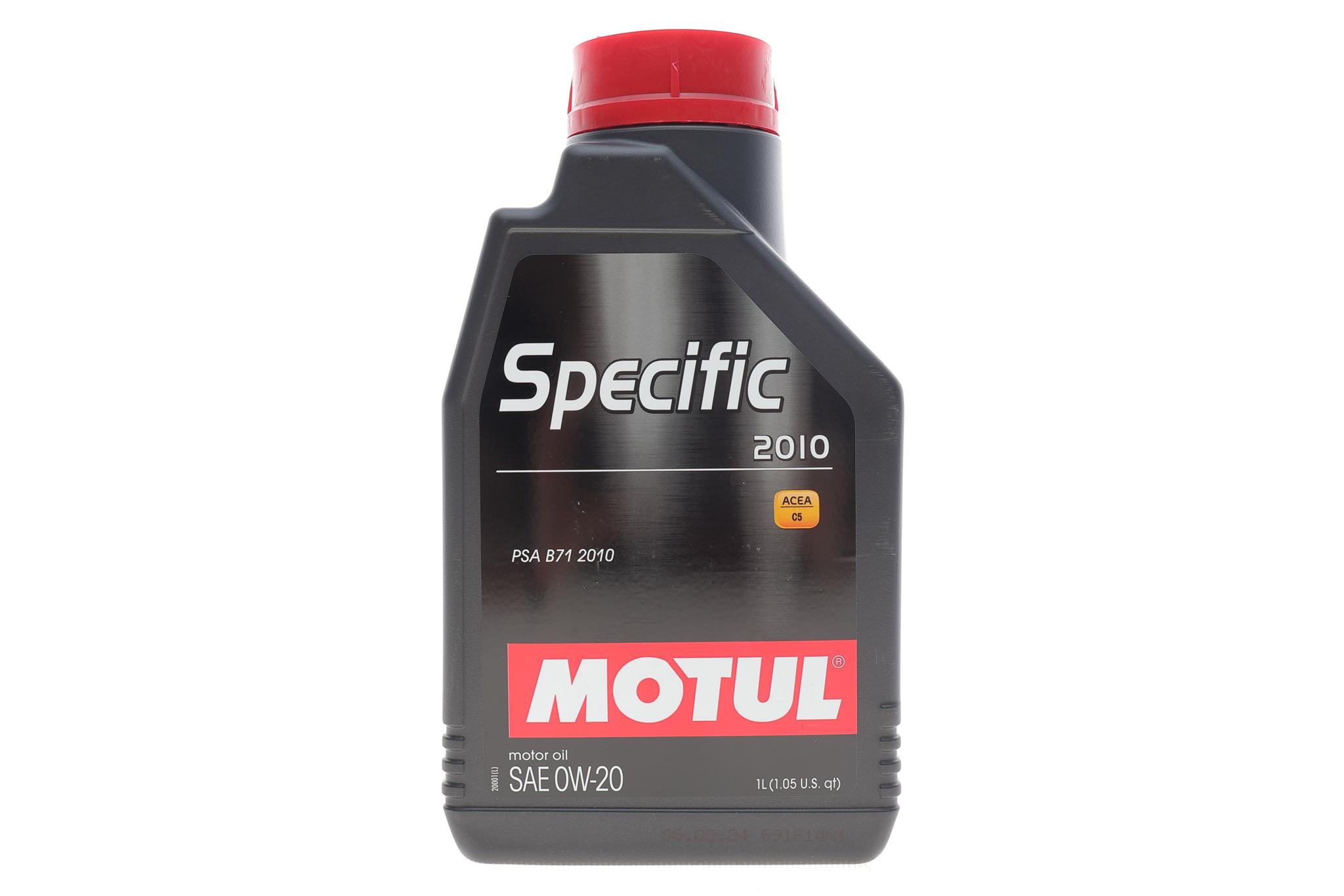Олива 0W20 Specific 2010 (1L) (ACEA C5) (API SP) PSA B71 2010 (112767)