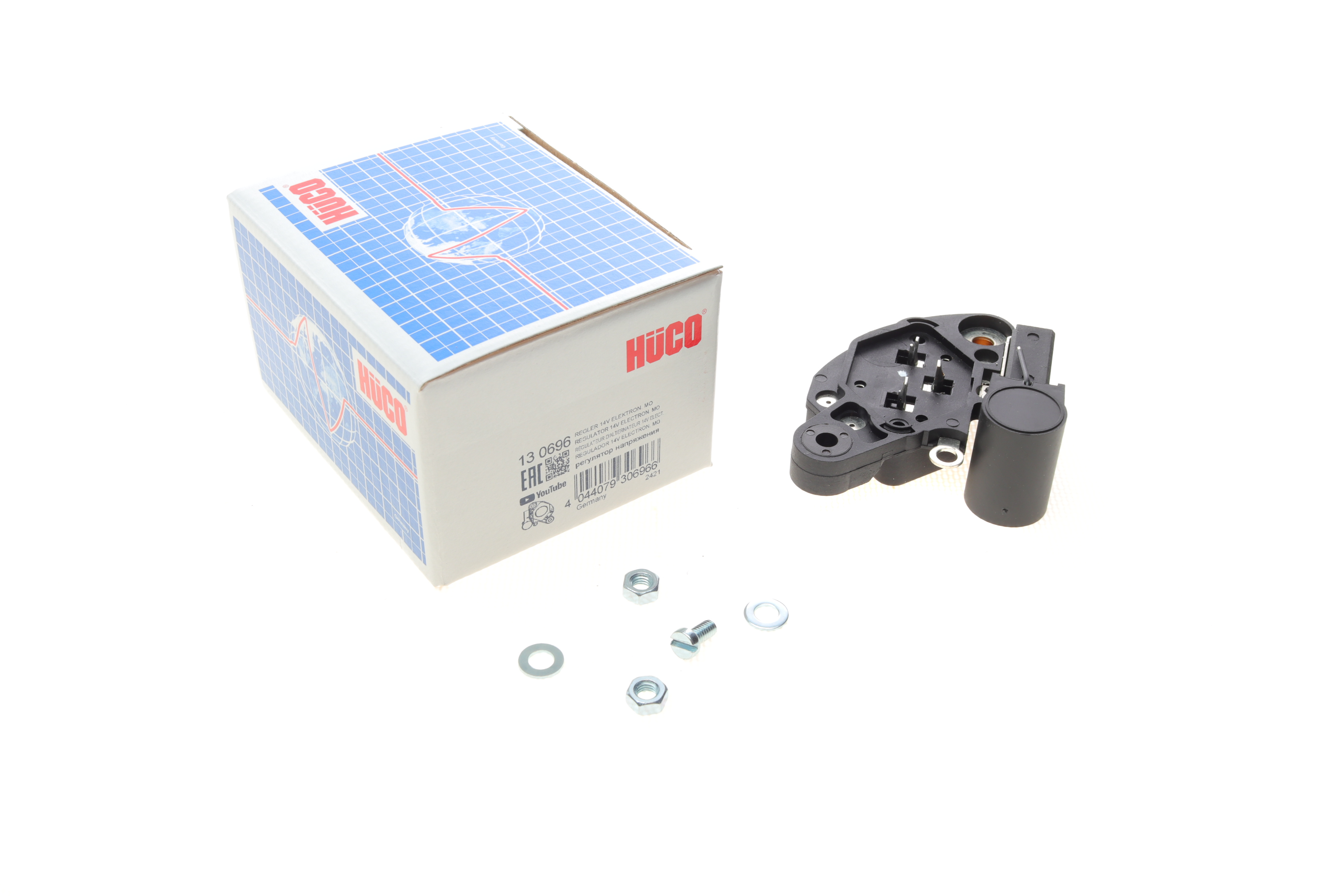 Реле генератора (14V) Citroen Berlingo/Fiat Scudo/Ducato/VW T4 (HÜCO)