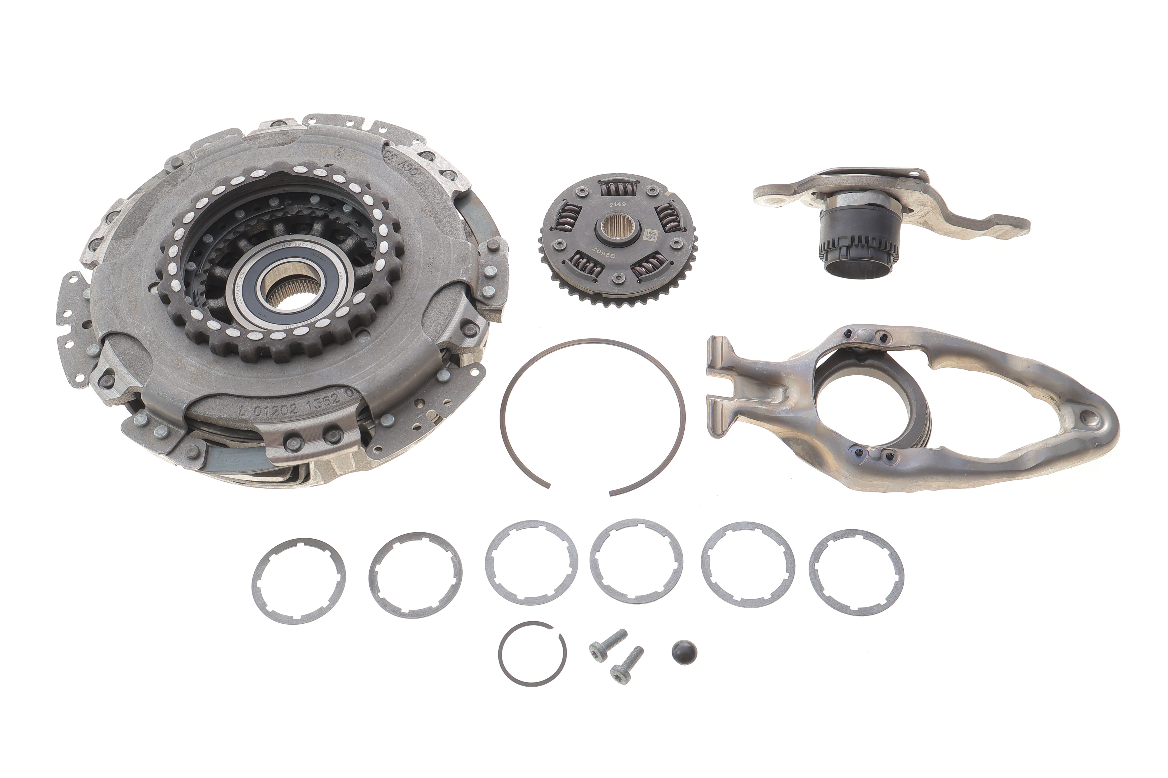 Комплект зчеплення VW Golf VII/VIII/Passat B8/Touran (5T1) 1.5TSI 17-, DSG7-0AM/0CW (DQ200)(без комплектуючих)