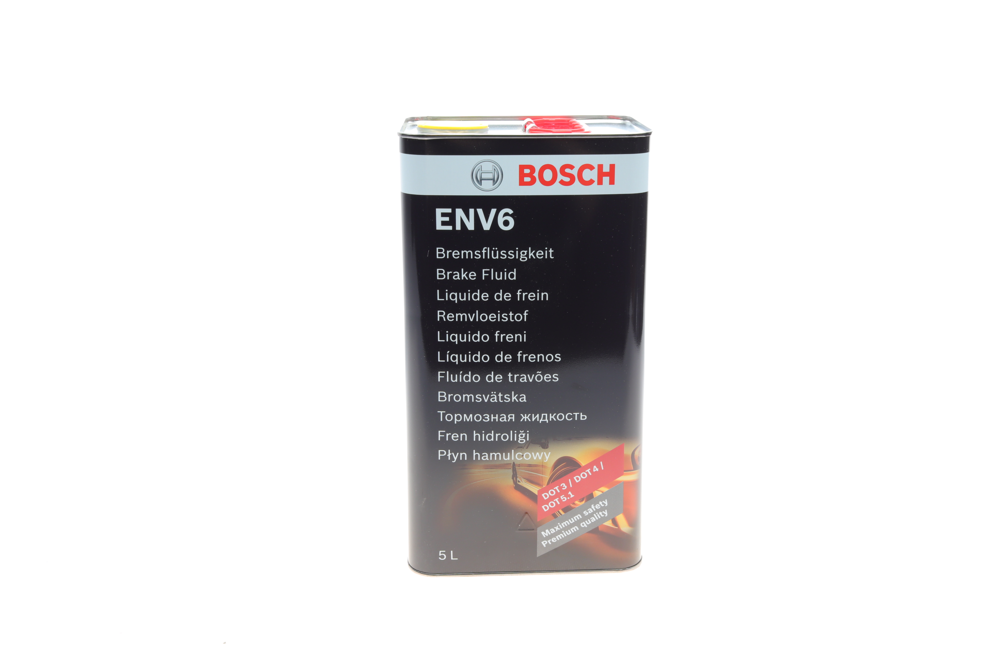 Гальмівна рідина ENV6 (DOT4/DOT3/DOT5.1) (5L) 