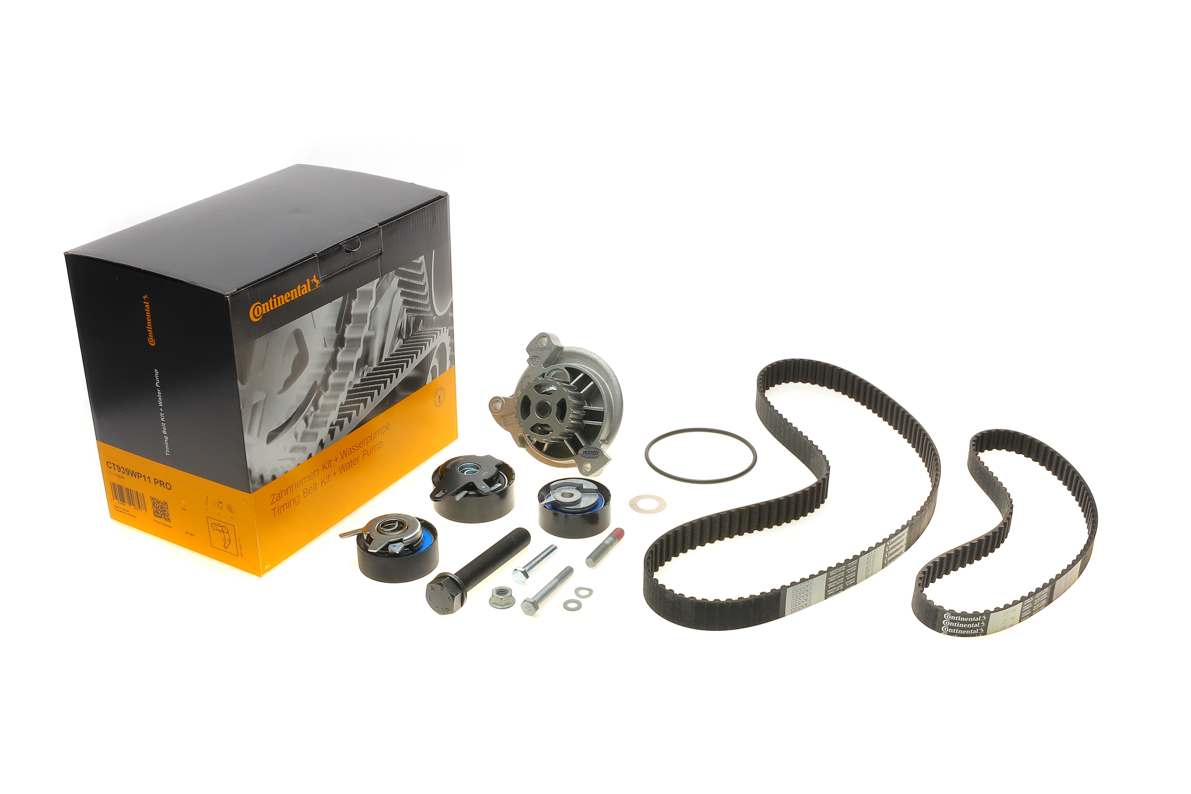 Комплект ГРМ + ПНВТ + помпа VW LT 2.5SDI/VW T4 2.5 TDI 96-06 (26.4x122z/20.8x81z) (3 ролика+2 ременя)
