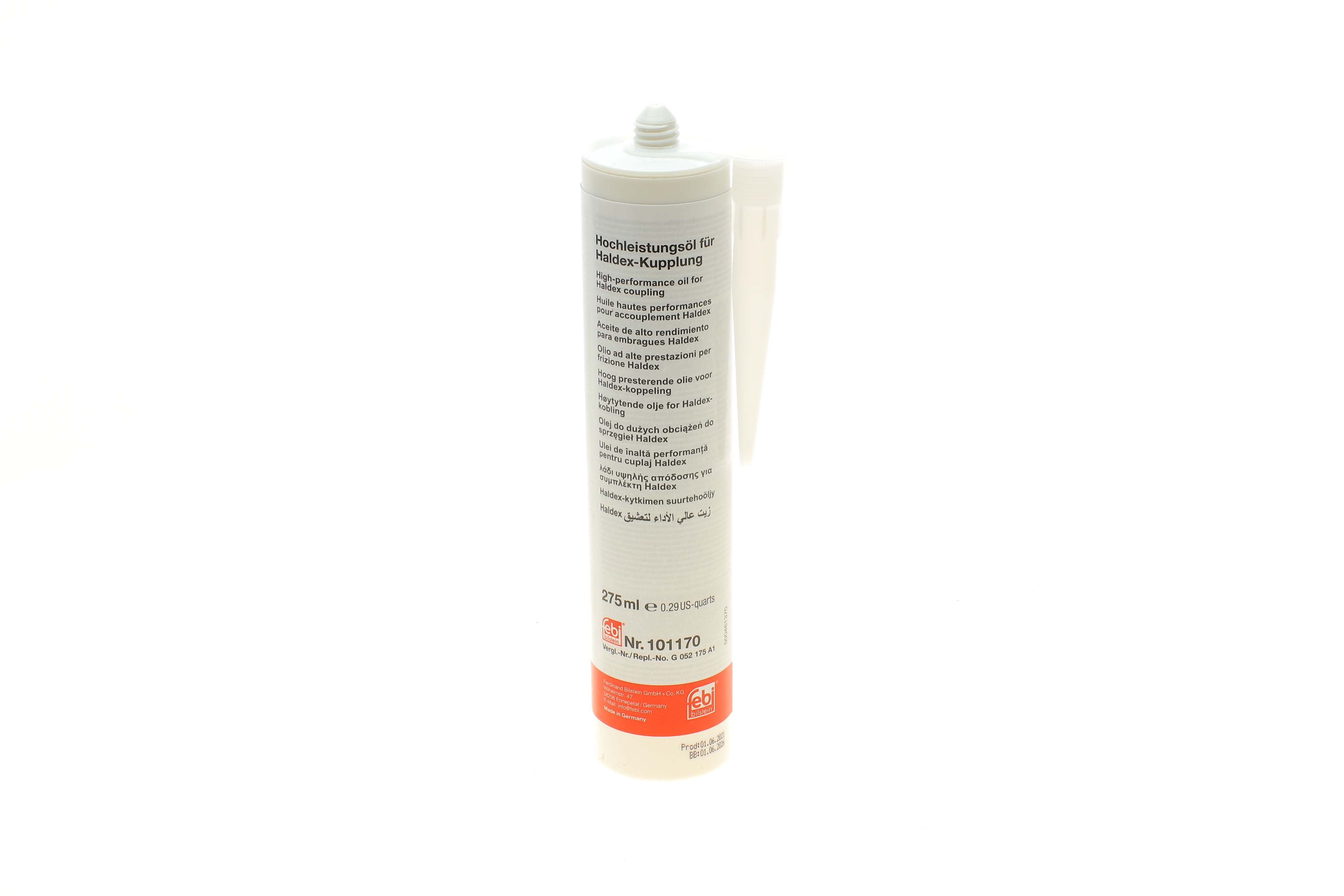 Олива в муфту Haldex (0.275L) (Audi/Seat/Skoda/VW/Ford) (VW TL 52175/Ford AWD-2)