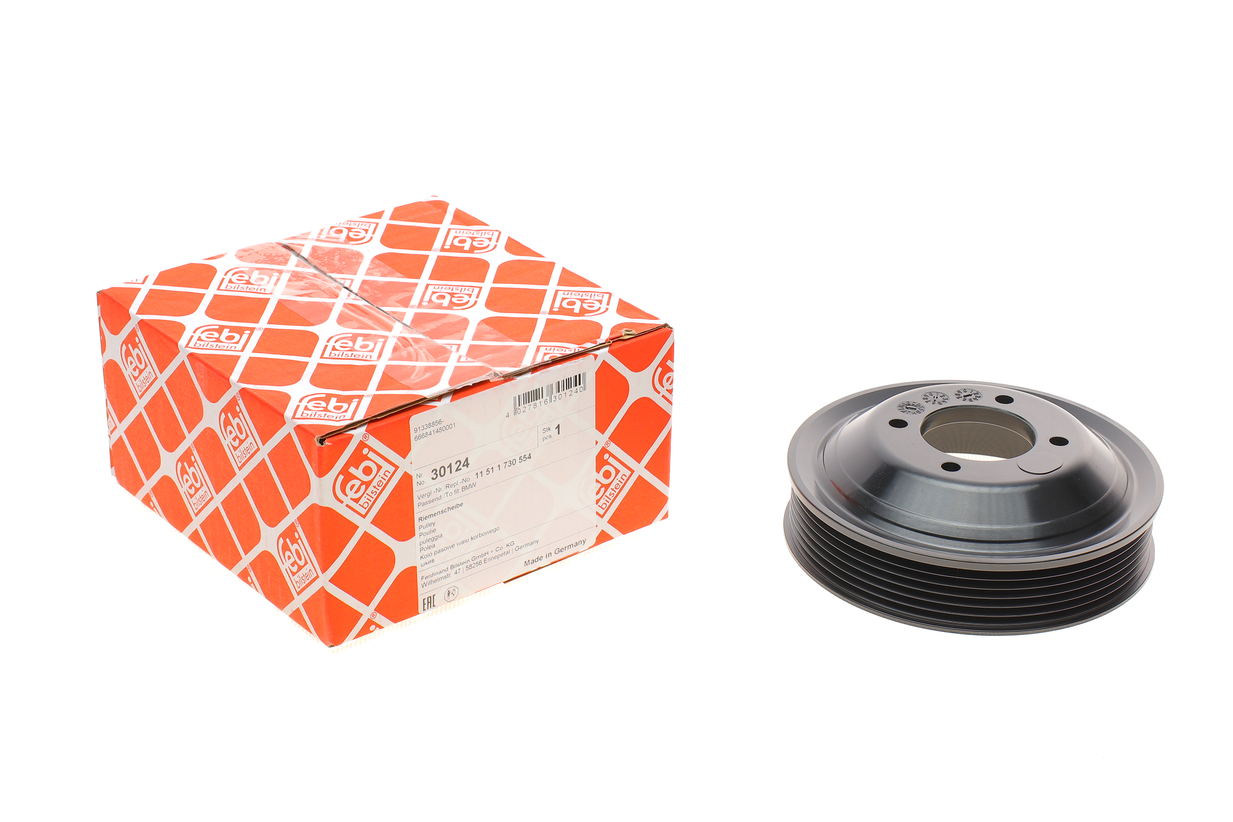 Шків помпи водяної BMW 3 (E36)/5 (E34/39) 2.0-2.8 90-03 (M50/M52)