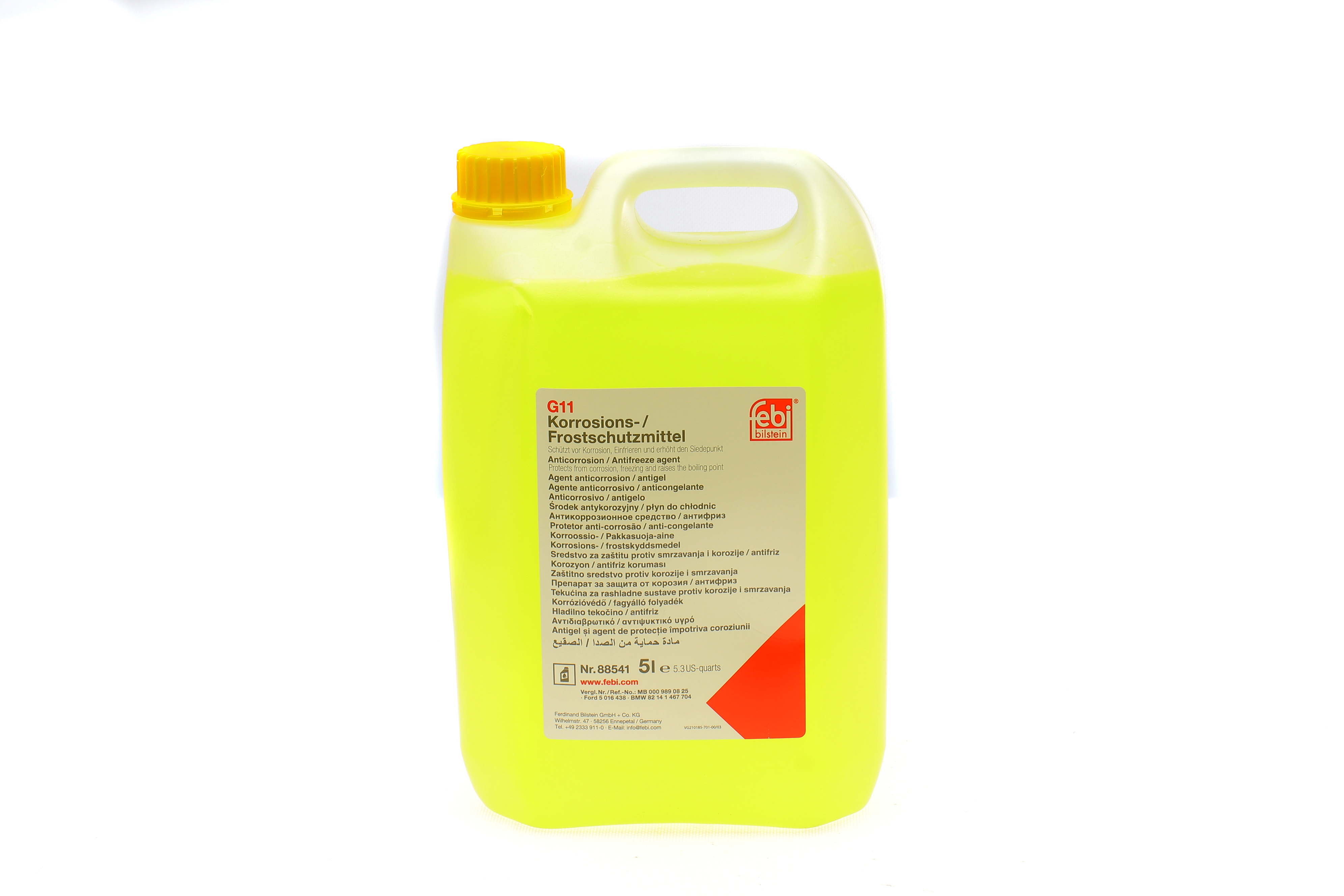Антифриз (жовтий) G11 (5L) (-35°) (концентрат)