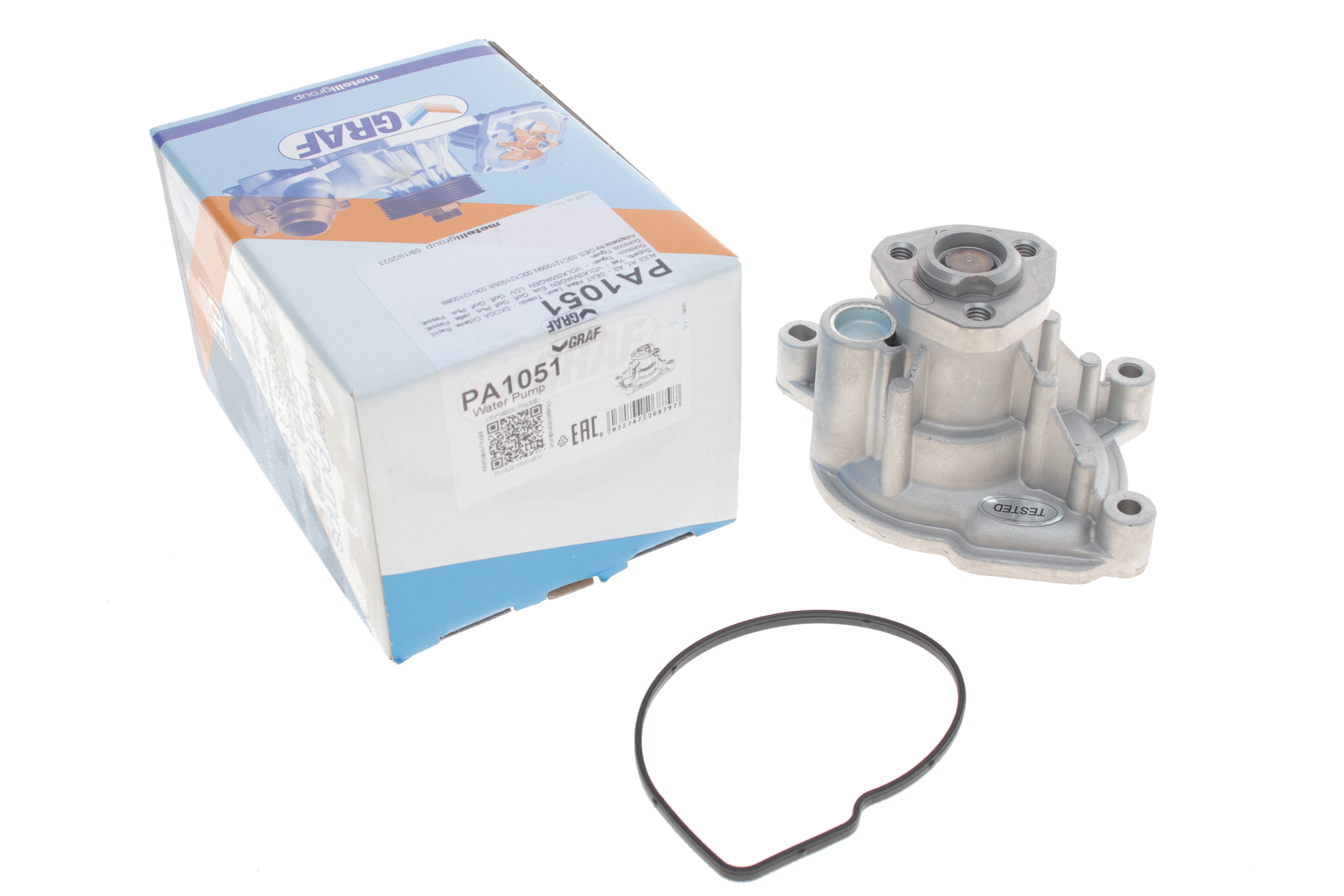 Помпа води Audi A1/A3/Skoda Octavia/SuperB/Rapid/VW Golf V/VI/Passat 1.4TFSI/TSI 07- (B/B) (7 лоп)
