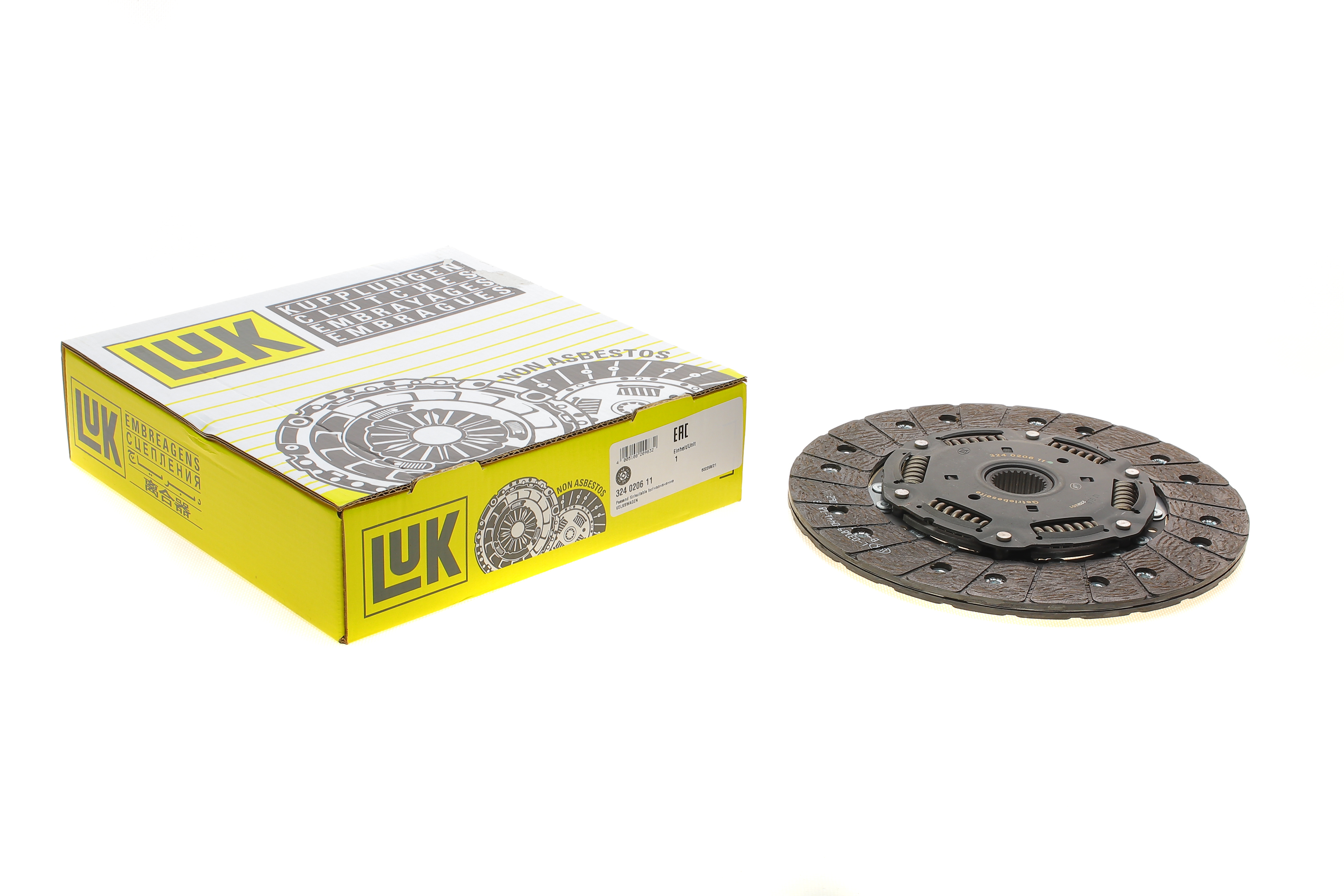 Диск зчеплення VW LT 2.5TDI/SDI, 96-09 (d=240mm) z=26