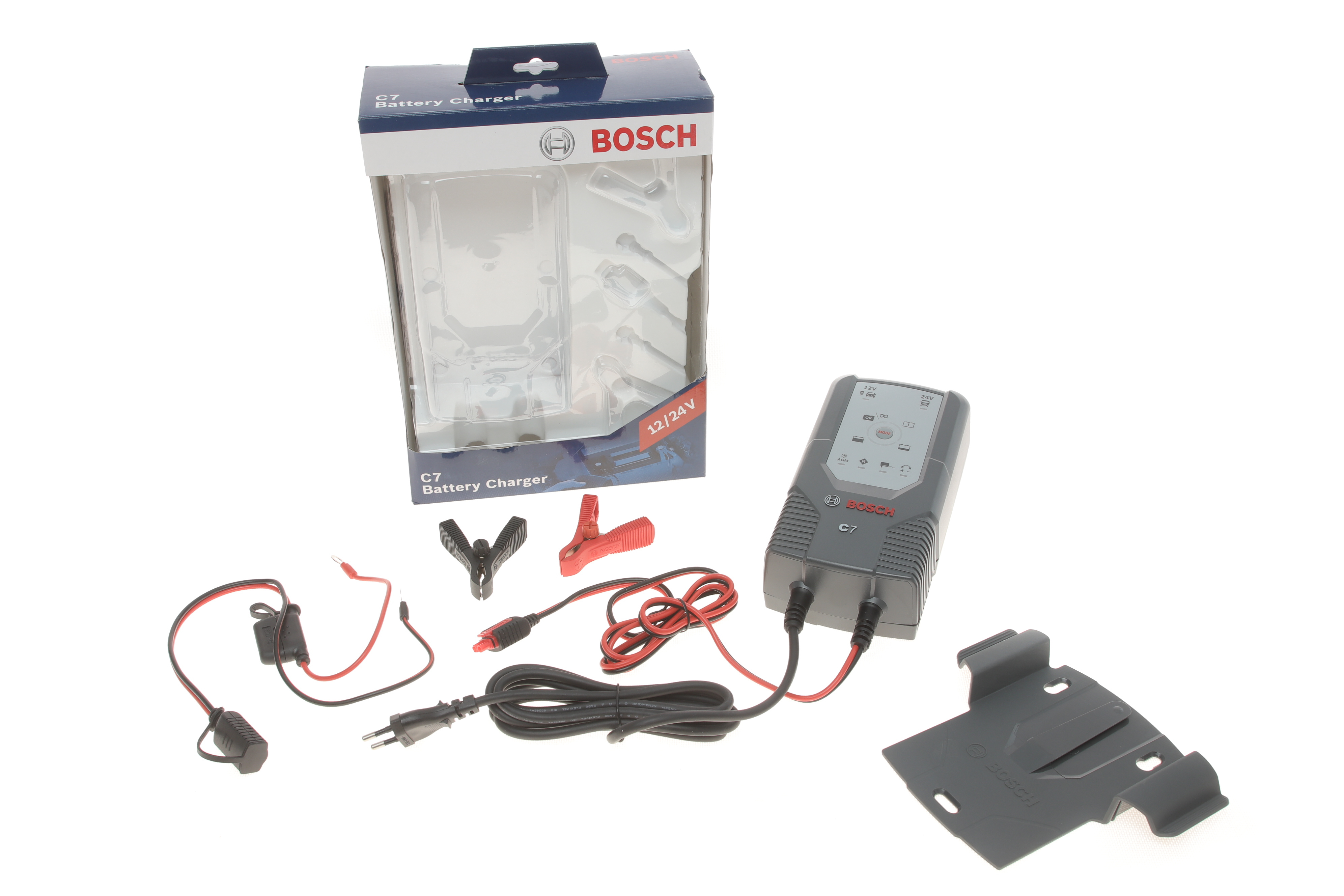 Зарядний пристрій C7 (12V/24V) (для аккум. ємністю від 14Ah до 230 Ah) 7A (знято з постачання)