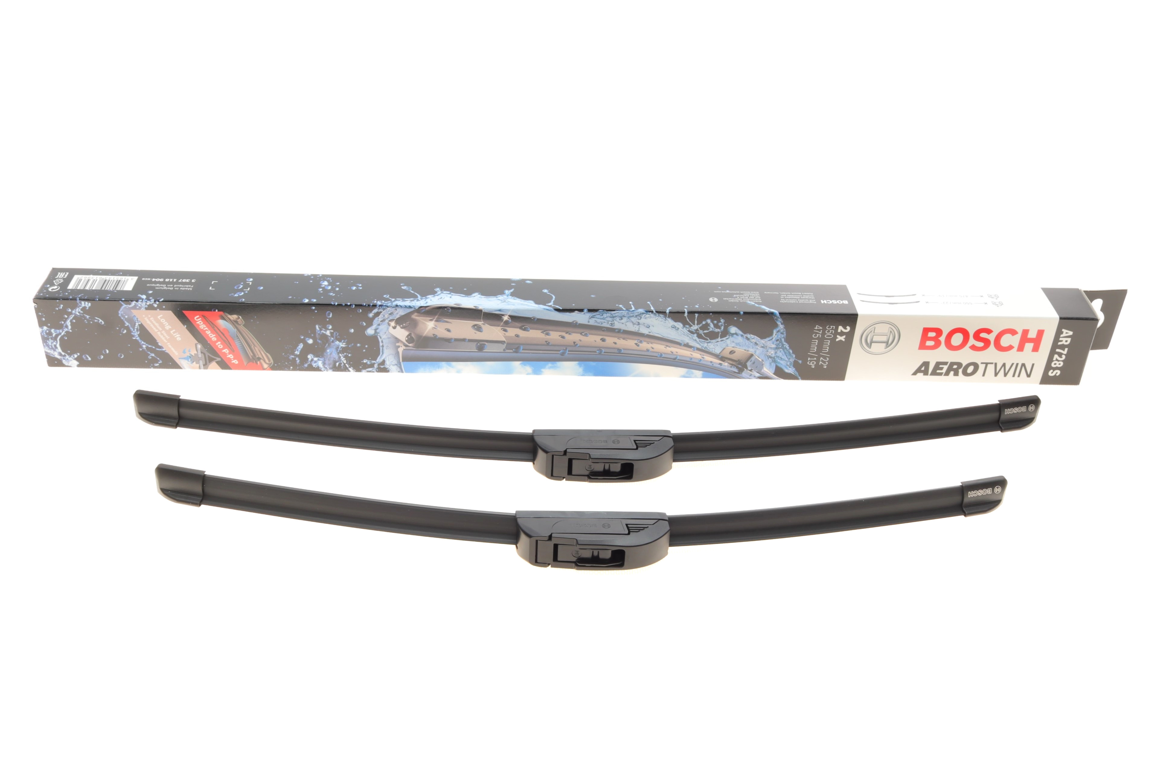 Щітки склоочисника (550/475mm) Ford Focus/Mazda 6/Toyota/Mitsubishi L200 98-15 (бескаркасні)