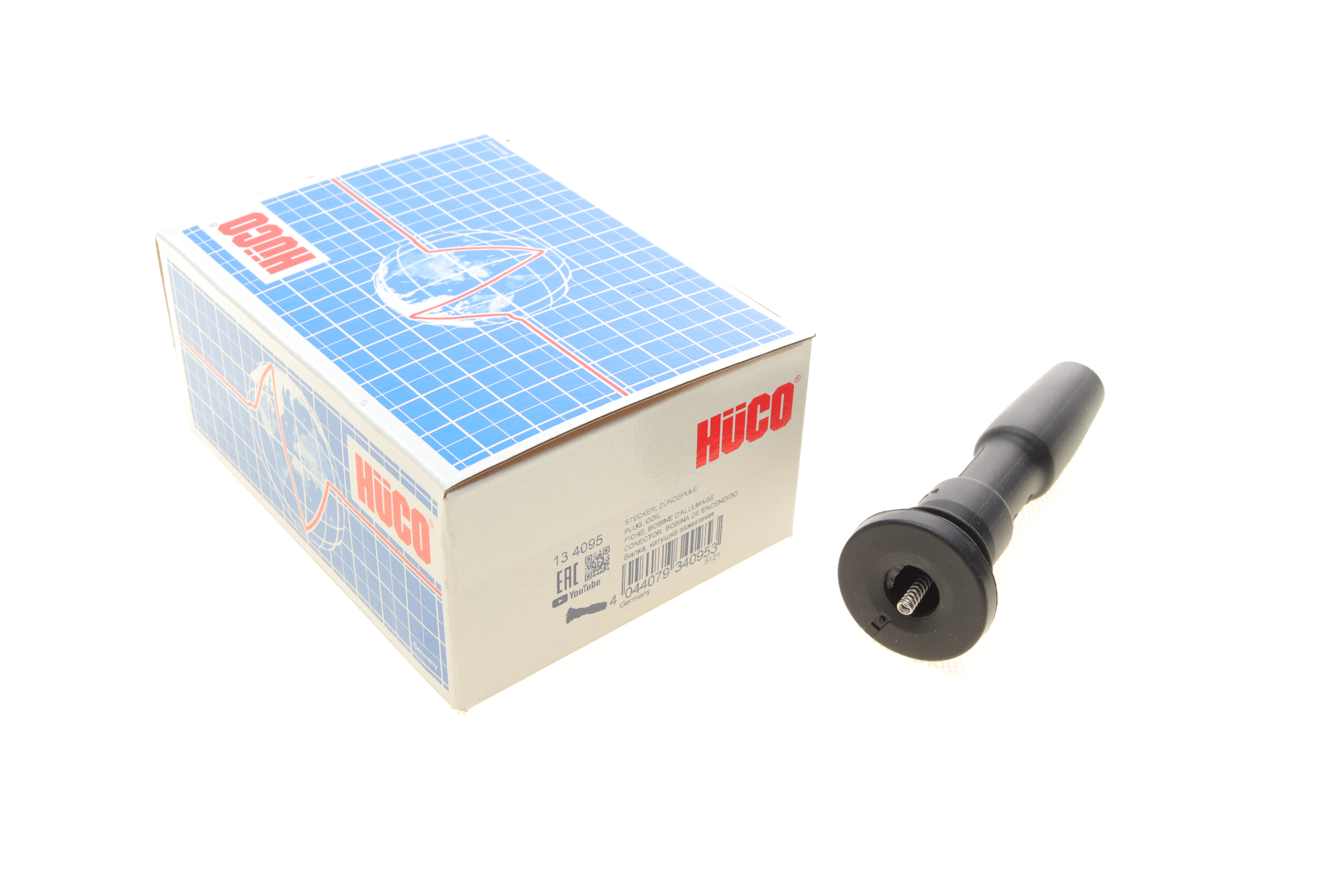 Вилка катушки запалювання Audi A3/Skoda Octavia/VW Golf VII/Passat 1.2/1.4 TSi 12- (HÜCO)