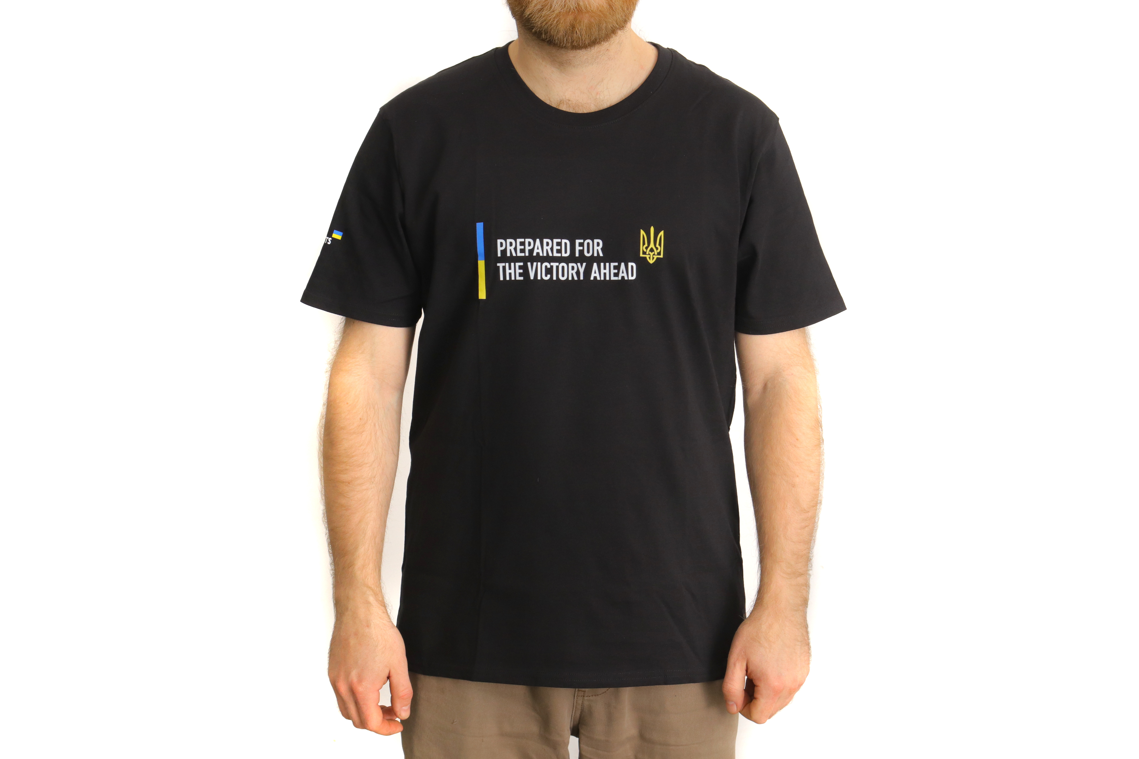 Футболка патріотична BM Parts, чорна, M (100% бавовна)