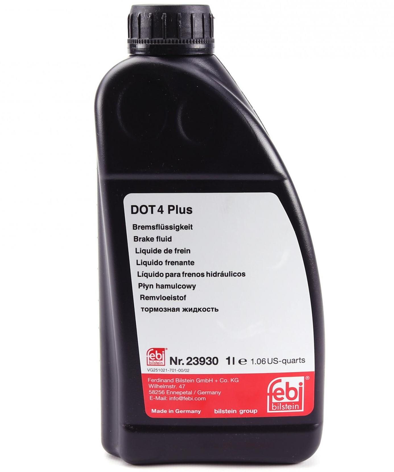 Рідина гальмівна DOT4 Plus (1л)