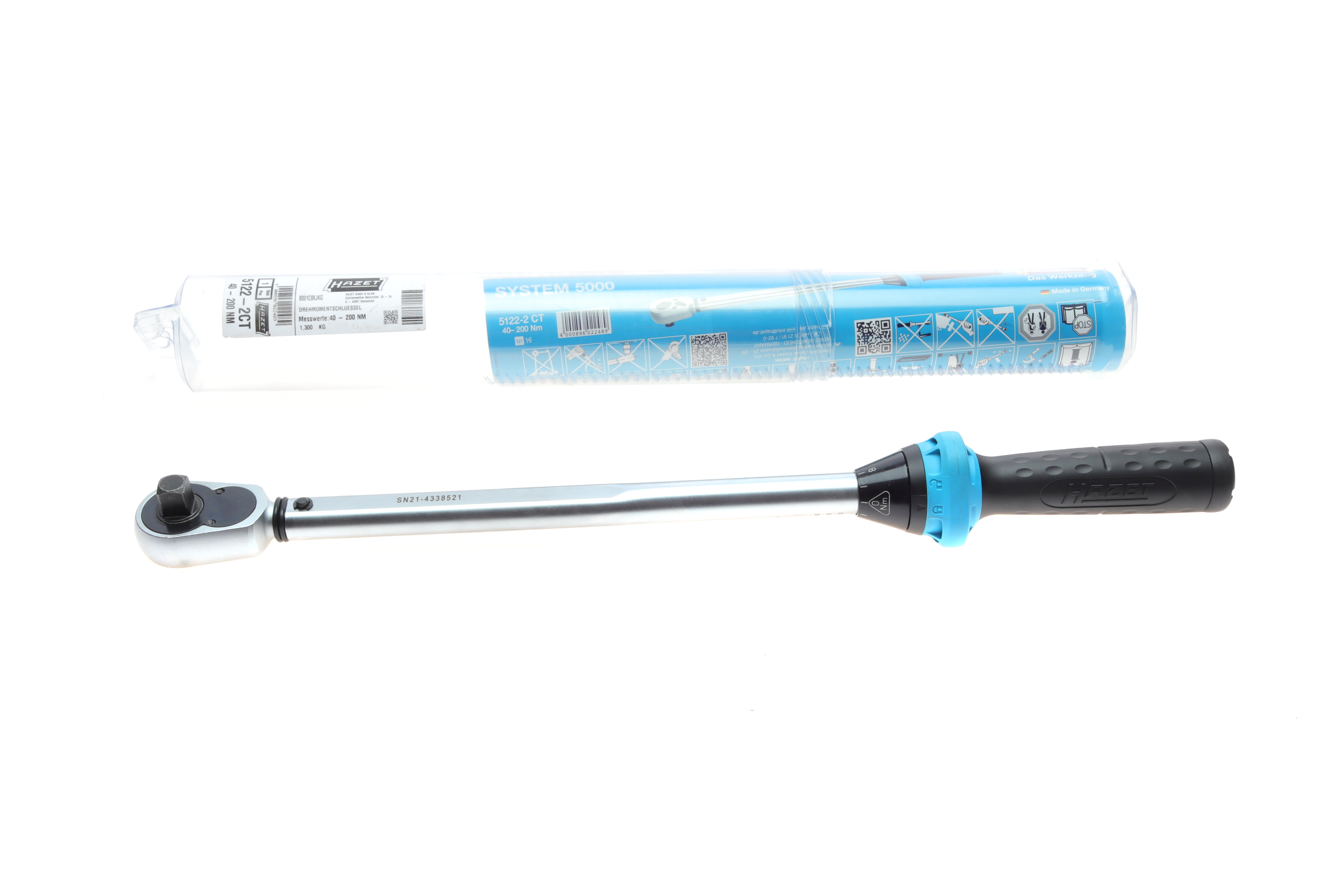 Ключ динамометричний 1/2" 40-200 Нм 513 мм