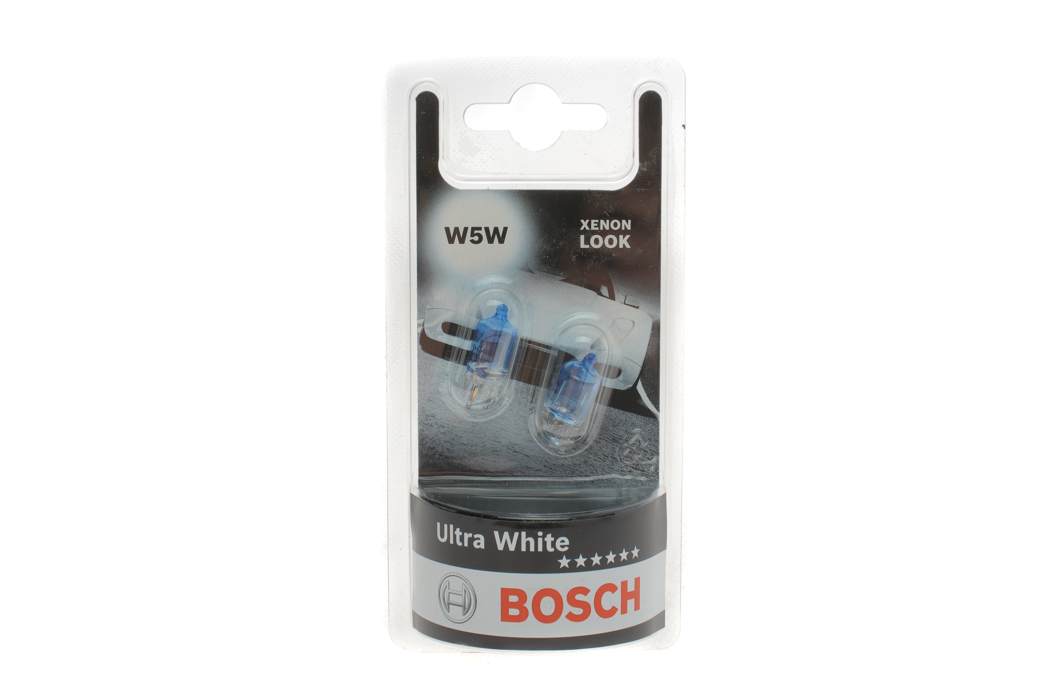Автолампа W5W 12V 5W W2.1x9.5d  Ultra White 4200K (BL)