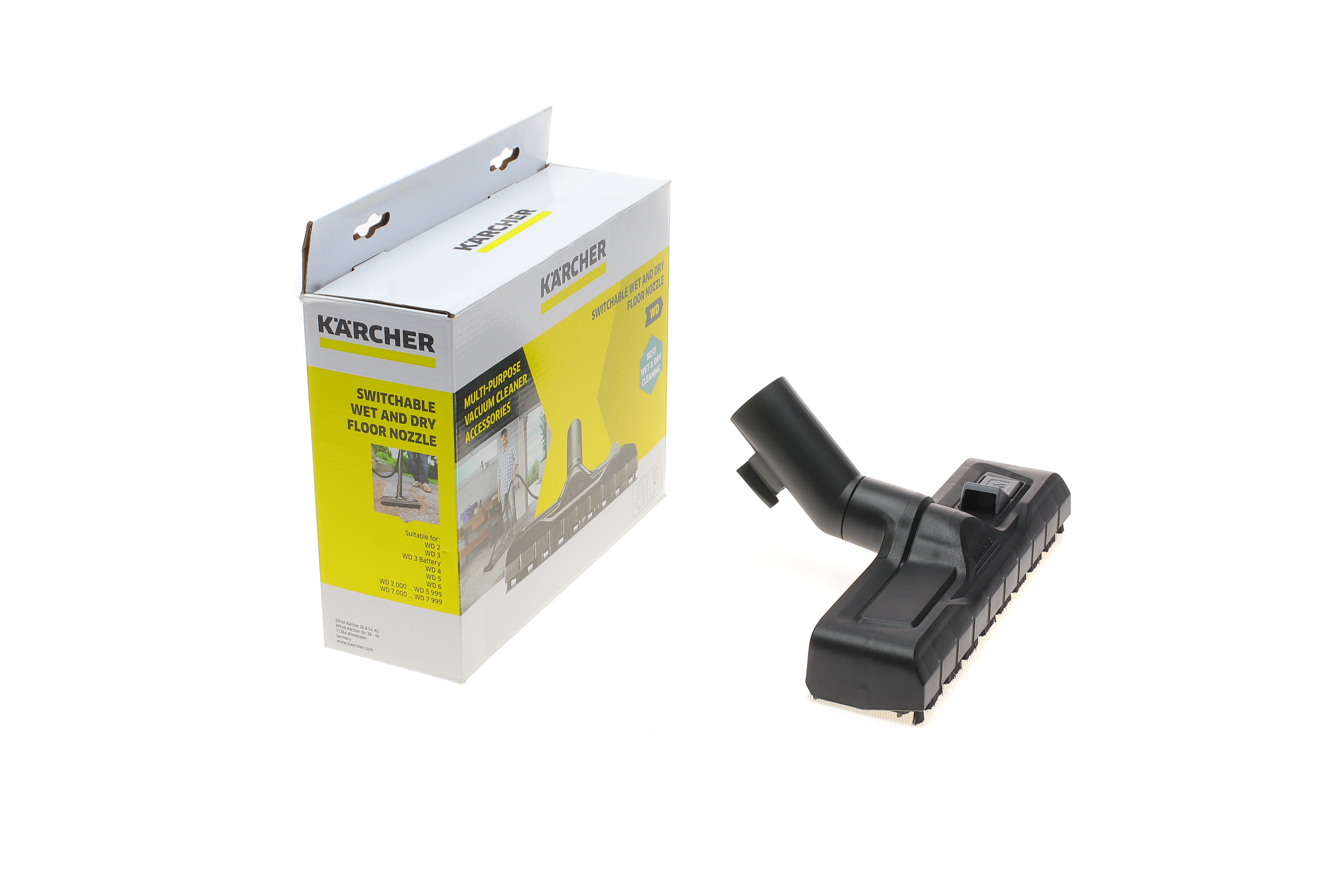 Насадка для перемикання для вологої/сухої прибирання Kaercher (WD2-WD6/SE 4001/SE 5.100/SE 6.100)