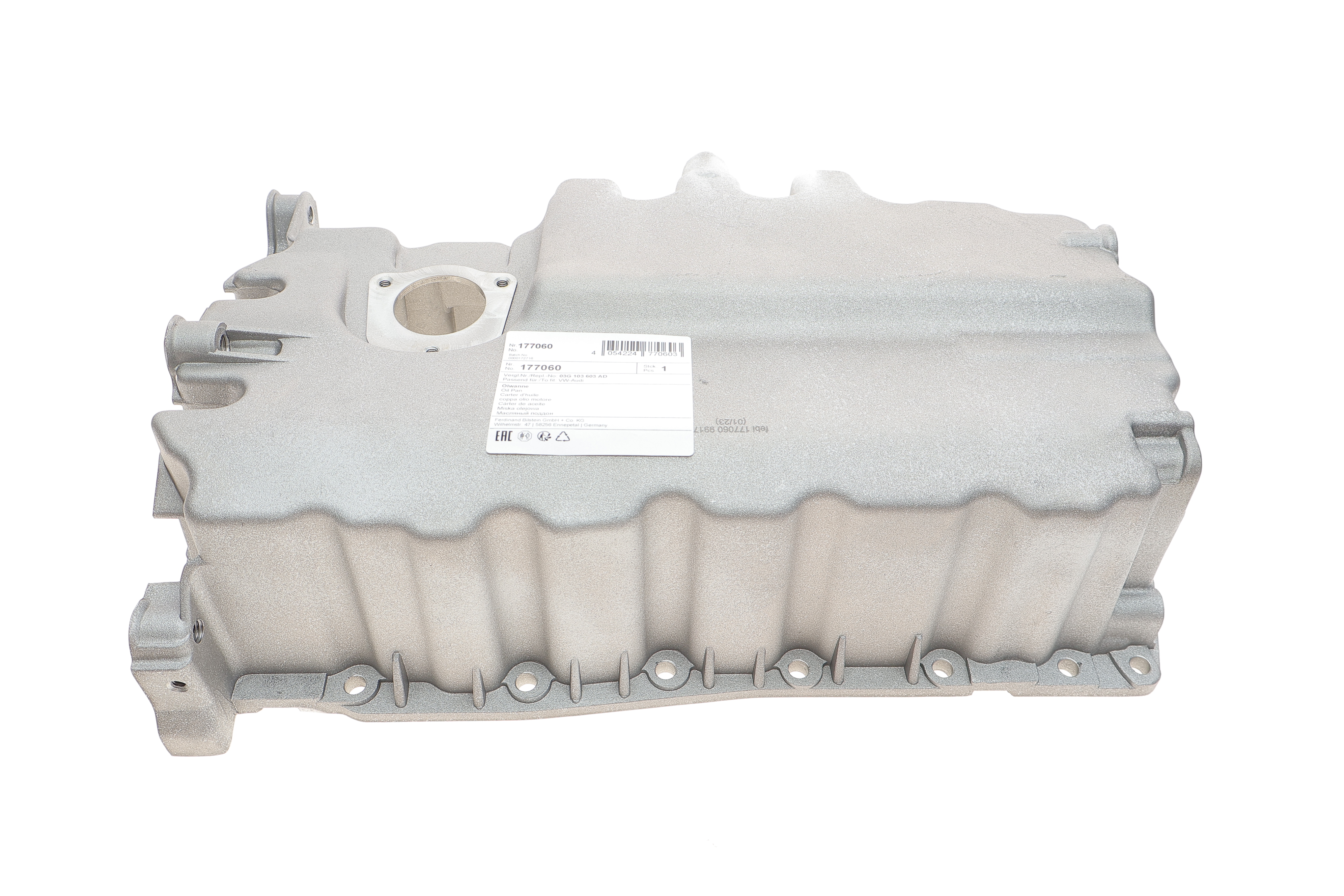 Оливозбірник (піддон) VW Caddy III 1.9 TDI/2.0 TDI/SDI 04-15