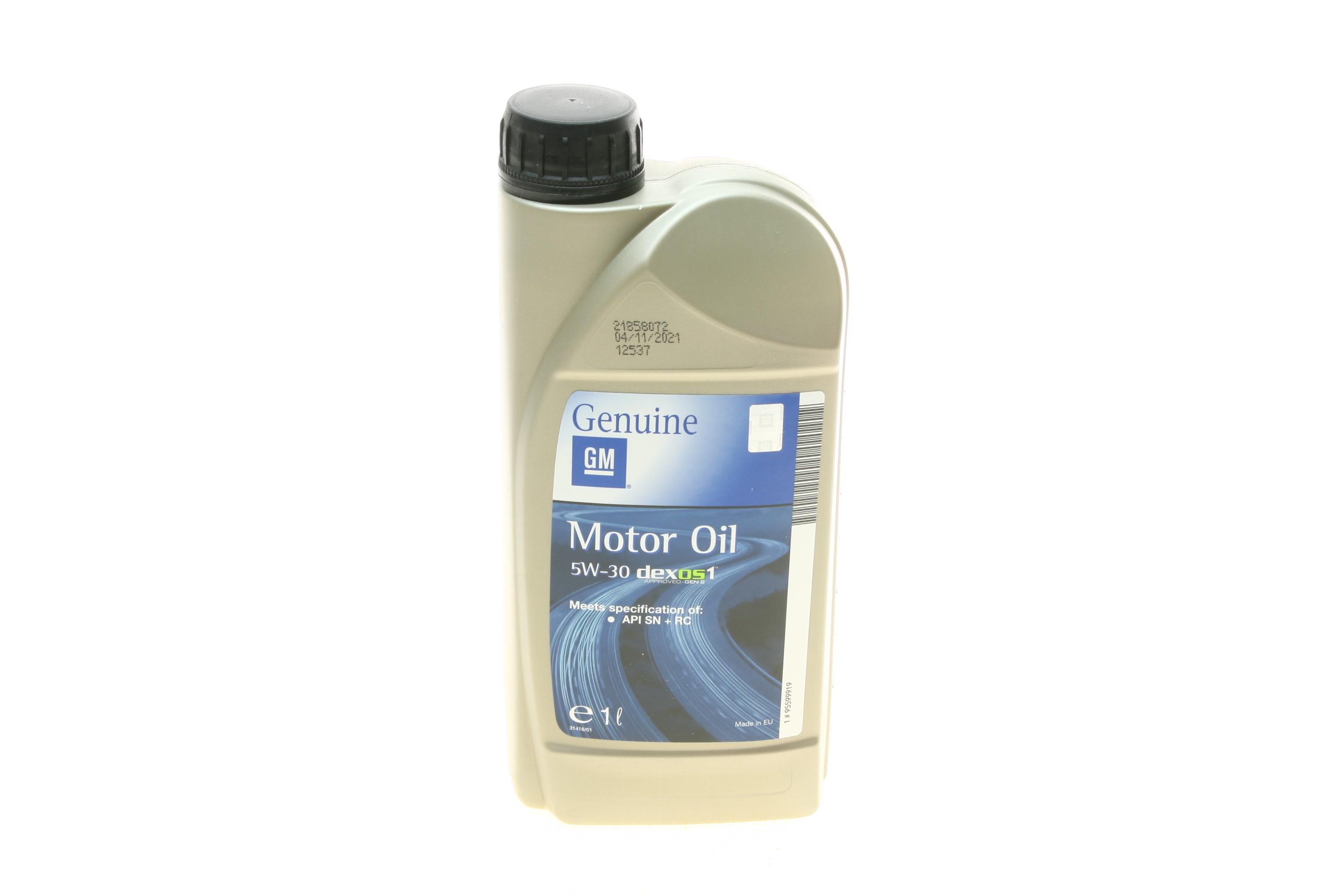 Олива 5W30 GM Dexos1 Gen3 (1L)