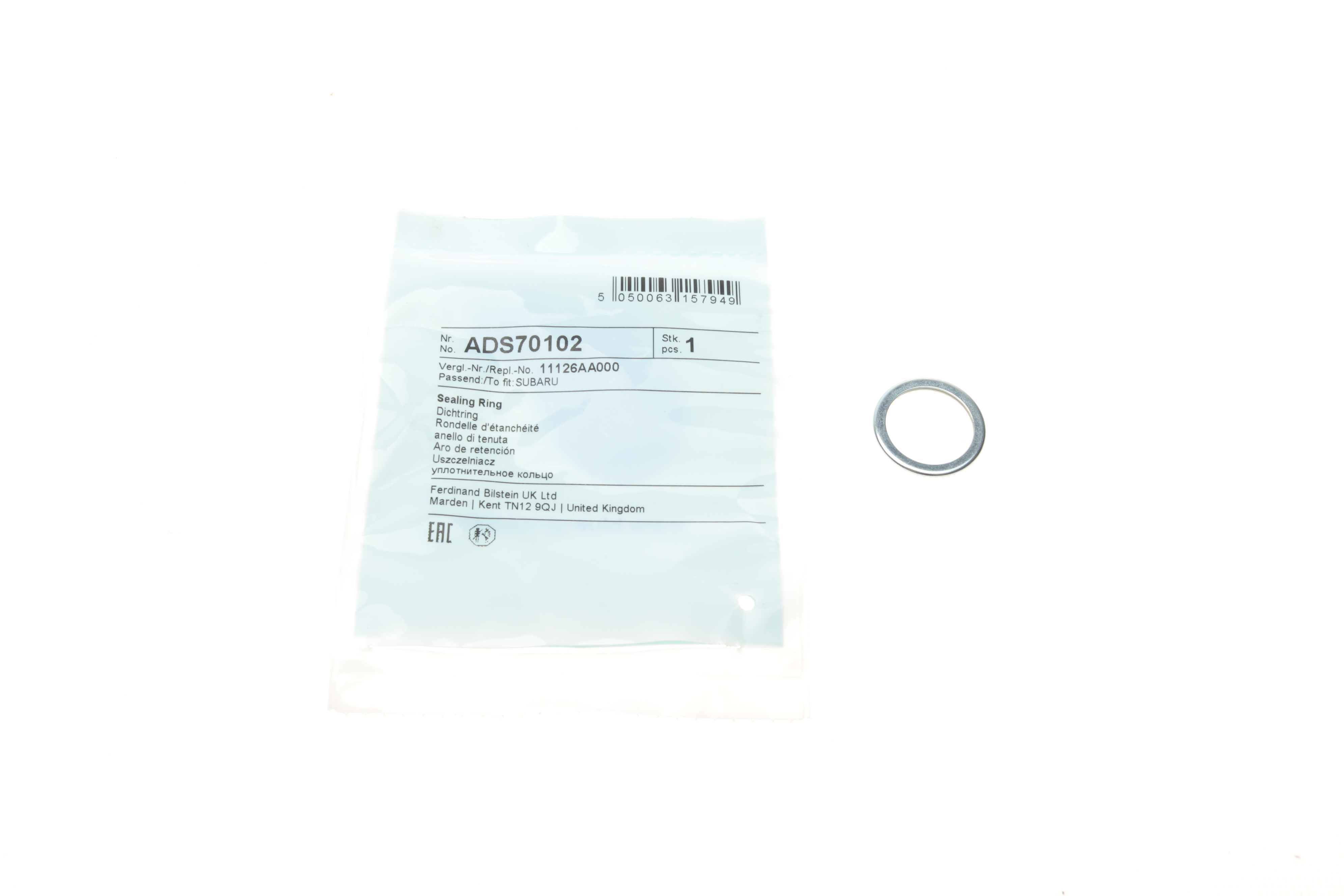Шайба болта слива масла Subaru Forester/Impreza II 1.5-2.5 96-14 (20x26x2,2)