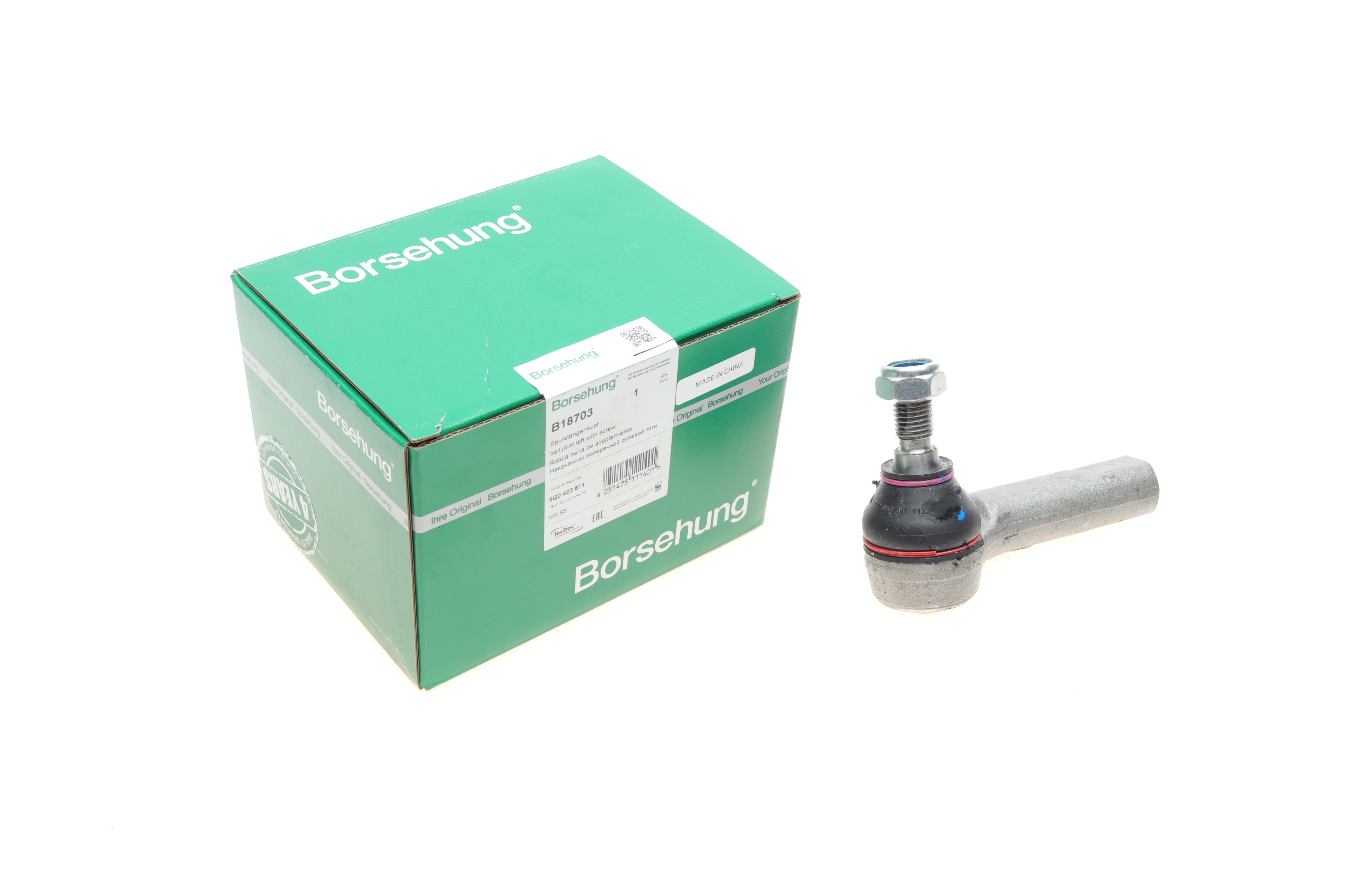 Наконечник тяги рульової (L) Seat Cordoba/Ibiza/Skoda Fabia/Roomster/VW Polo 01- 