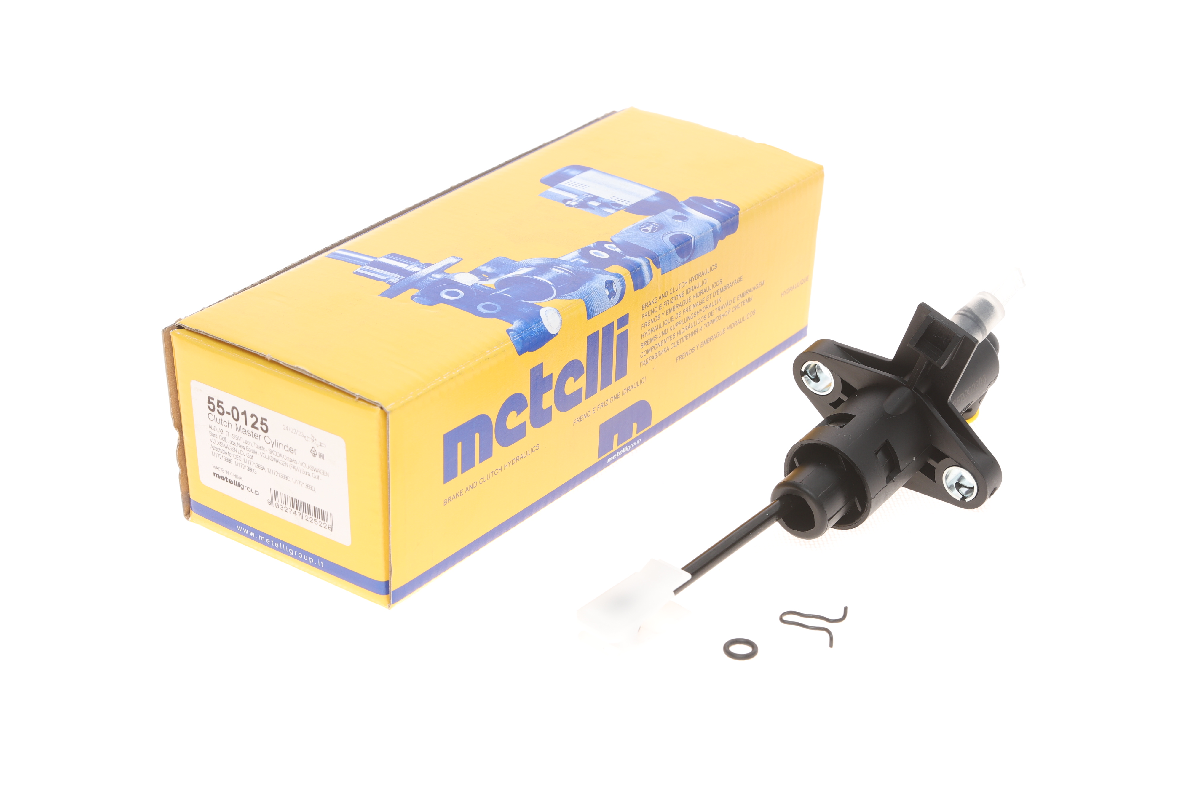 Циліндр зчеплення (головний) Audi A3/Skoda Octavia I/VW Golf IV/Bora 96-10 (d=15.87mm)