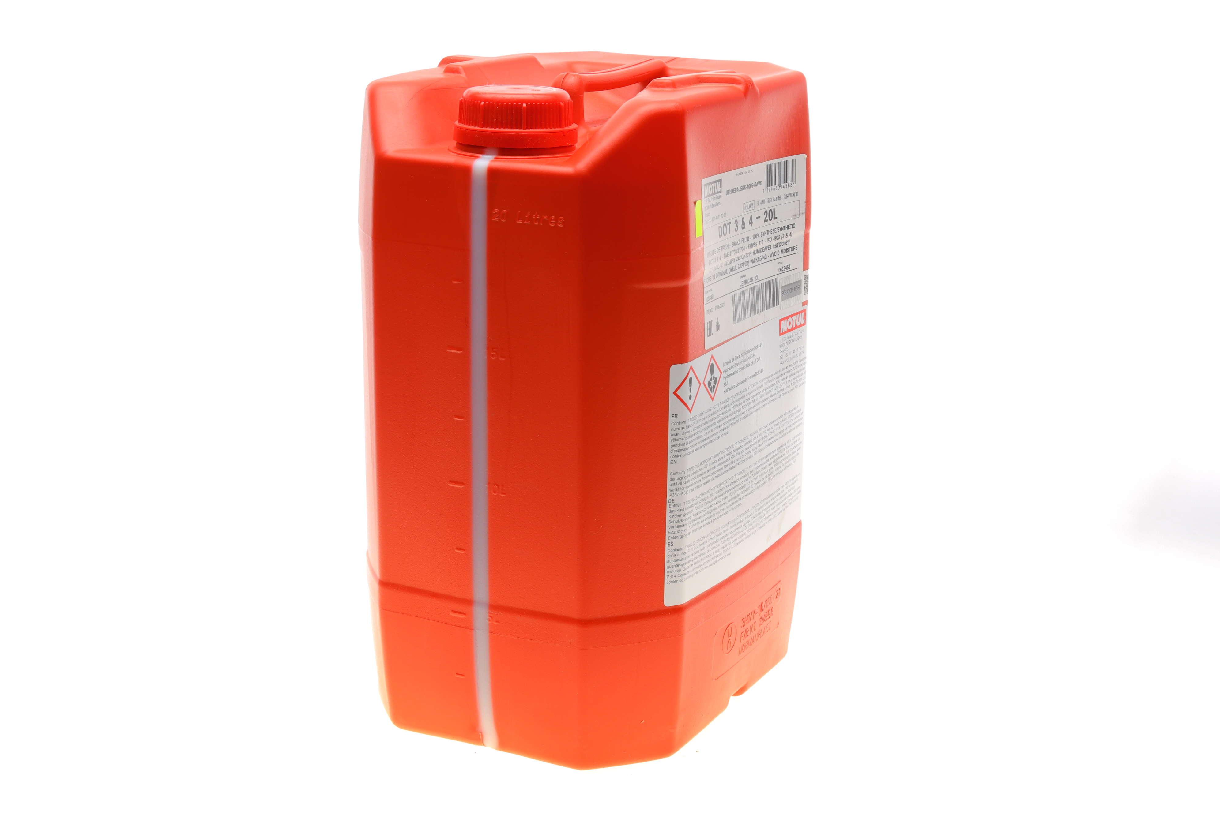 Рідина гальмівна DOT 3&4 (20L) 