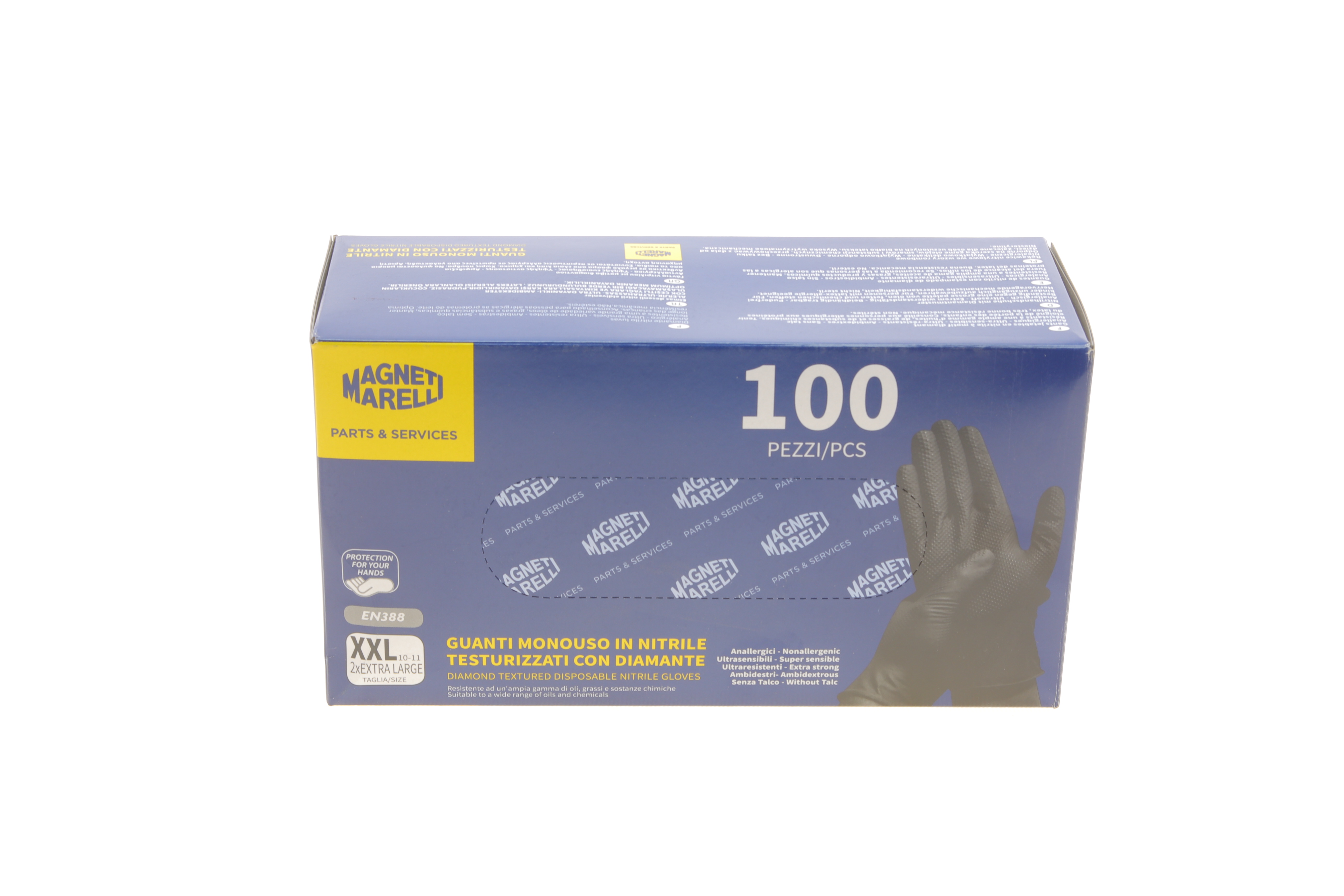 Рукавиці нітрилові (XXL) 100 шт. (чорні)