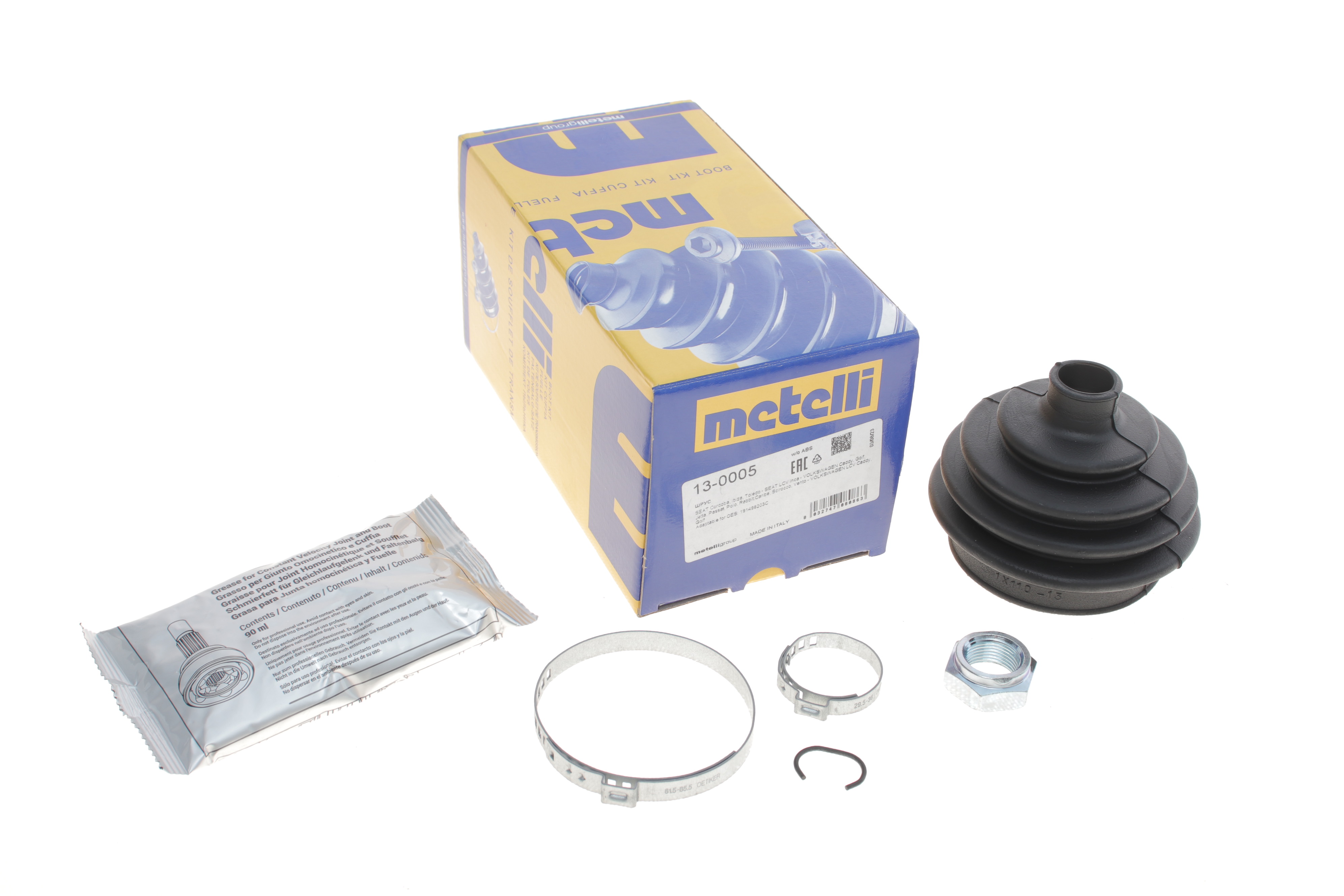 Пильник ШРКШ (зовнішній) Seat Cordoba/Ibiza/VW Polo 93-02/Caddy 82-04/Golf 74-02 (20x68x80) (к-кт)