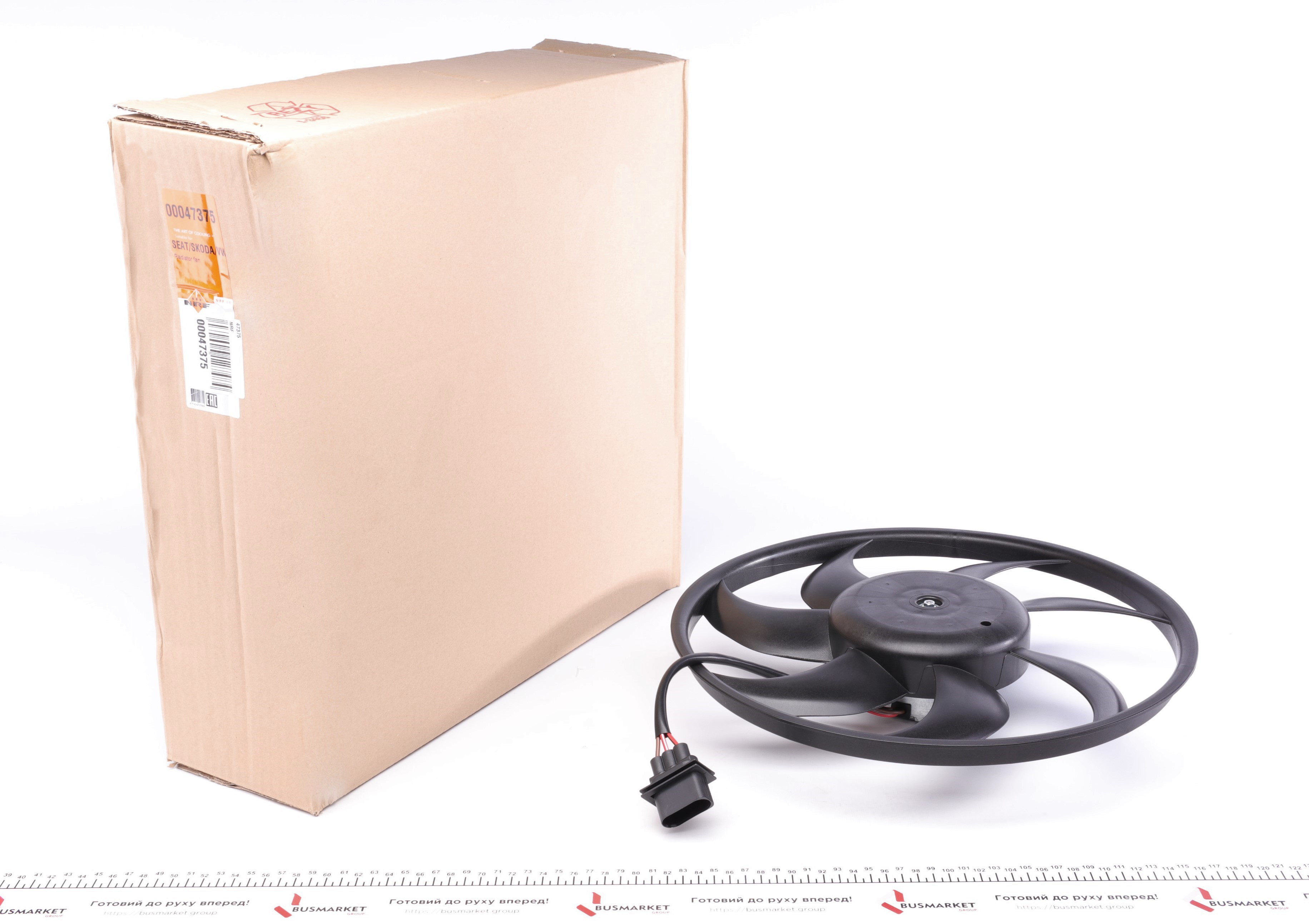 Вентилятор радіатора (електричний) Skoda Roomster/Fabia 03-10